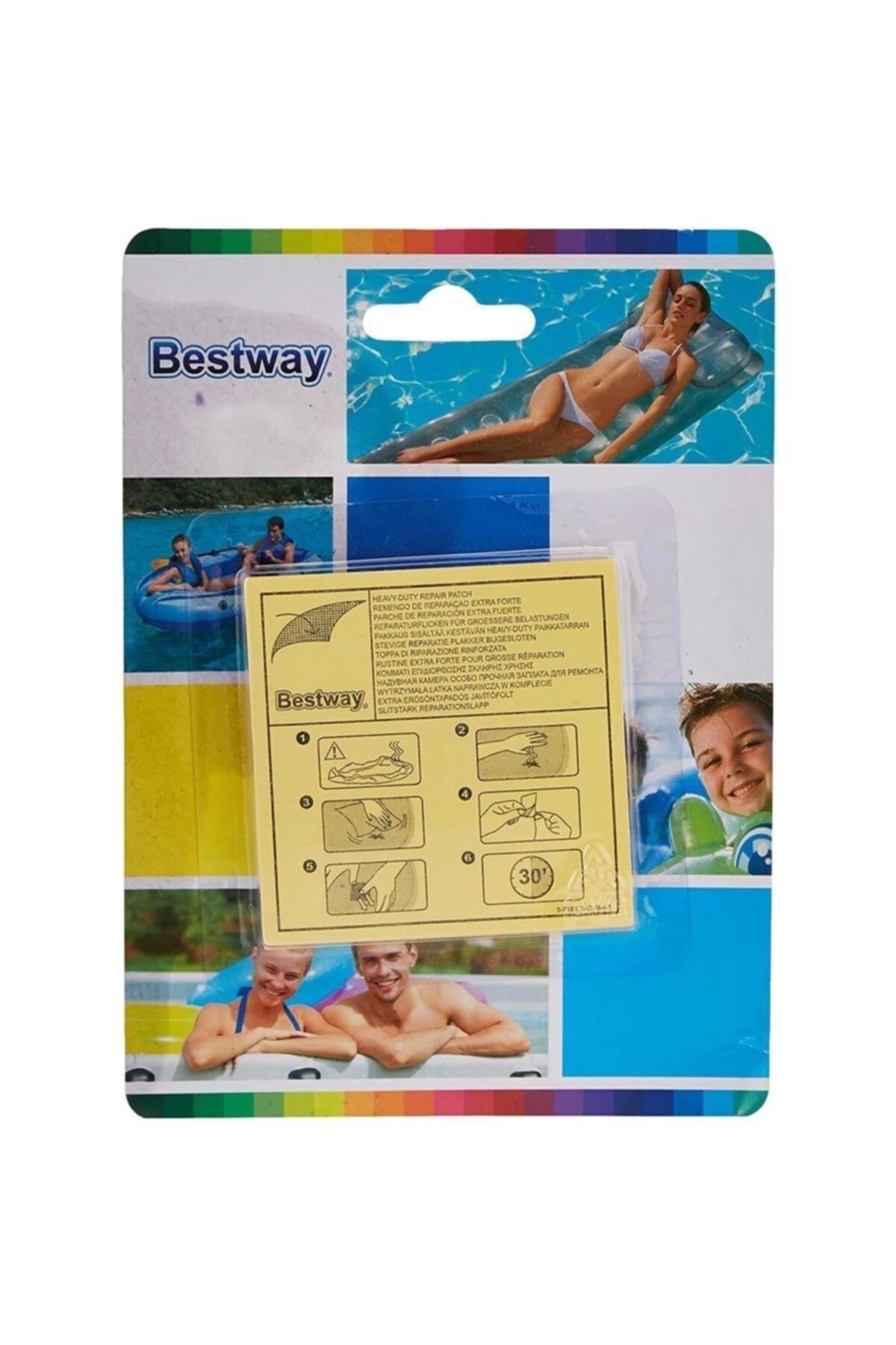 Bestway 10lu Şişme Deniz Ürünleri Tamir Kiti (havuz Yapıştırıcısı-havuz Yaması)