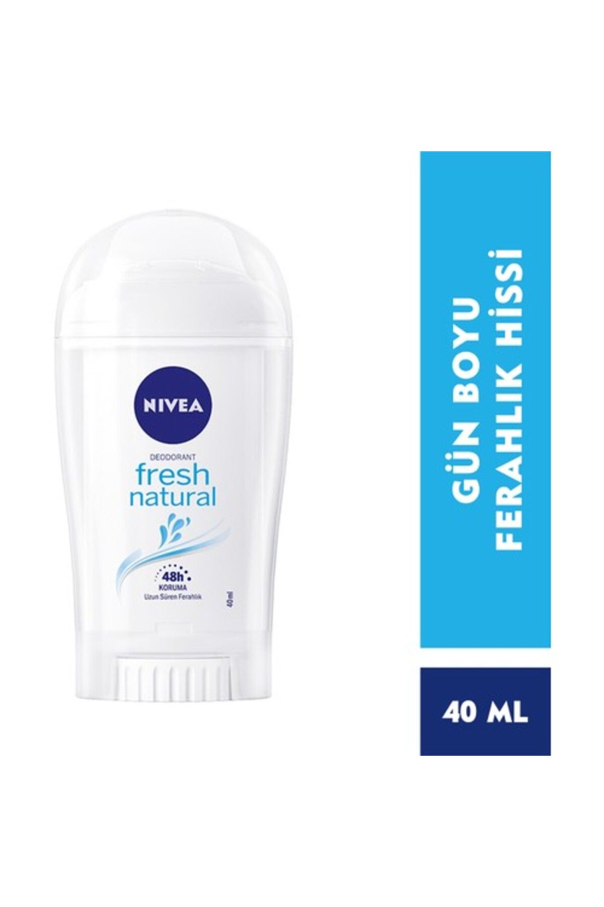 NIVEA Kadın Stick Deodorant Fresh Natural Ter Ve Ter Kokusuna Karşı 48 Saat Deodorant Koruması 40ml