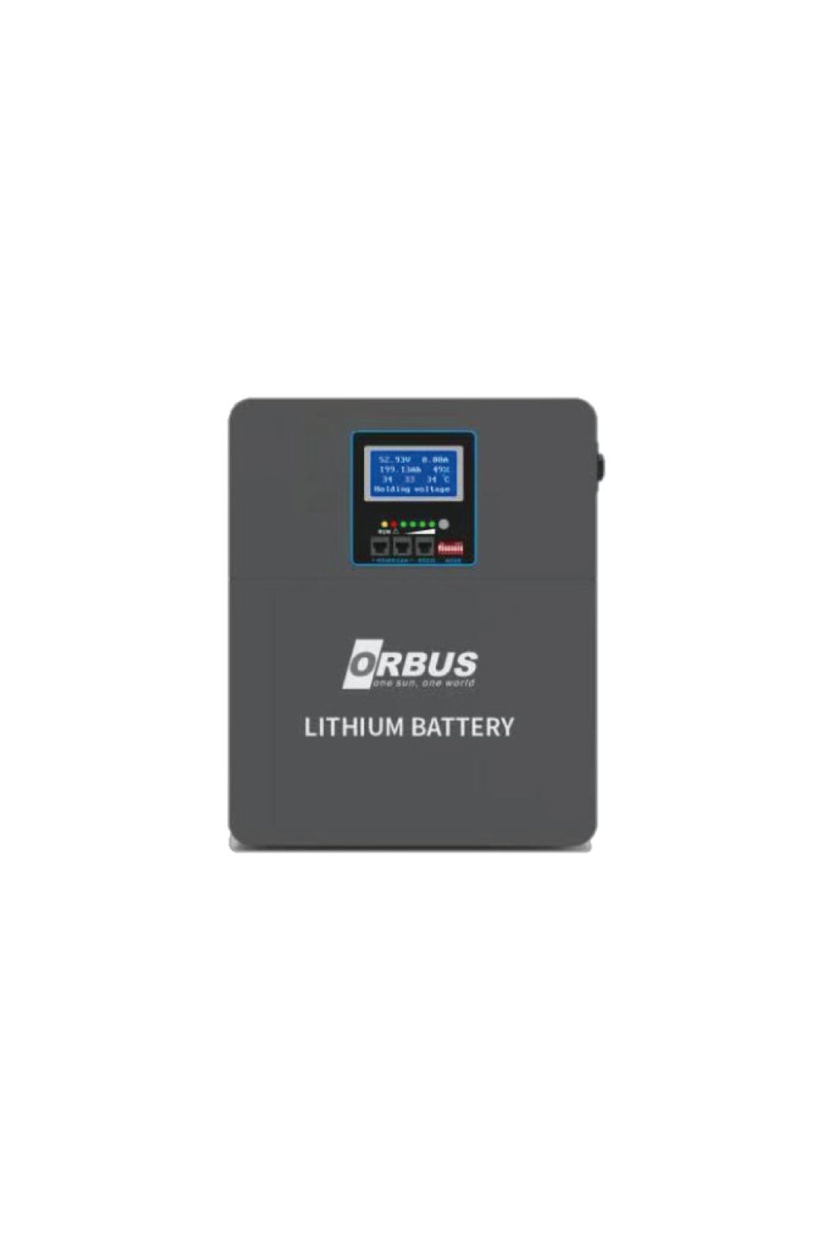 ORBUS YNR SOLAR ORBUS Lityum LifePo4 Akü – 100 Amper / 25.6 Volt
