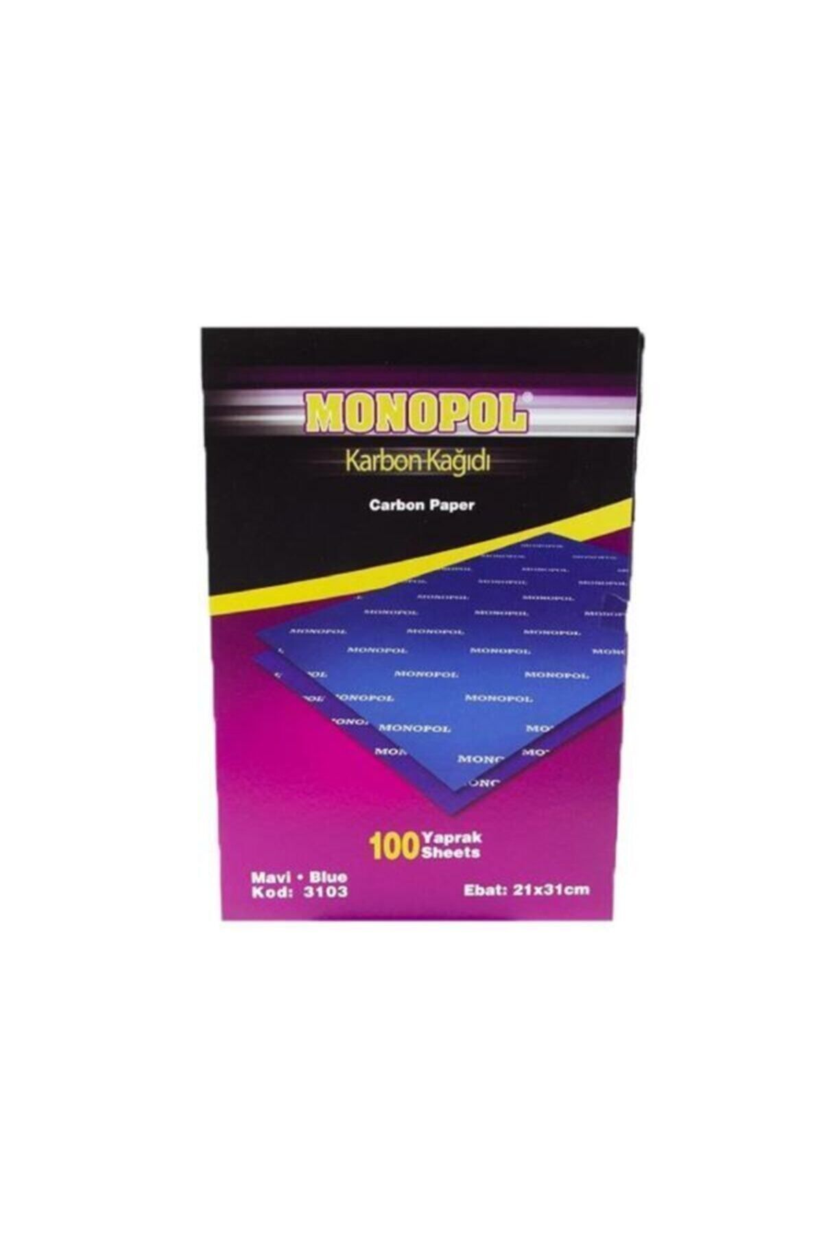 Monopol Karbon Kağıdı Karbon Kağıdı Renk Seçeneği 5 Adet