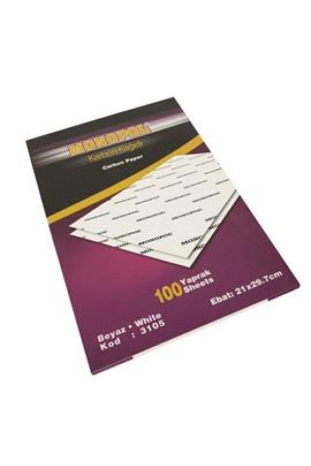 Monopol Karbon Kağıdı Karbon Kağıdı Beyaz Renk 10 Adet