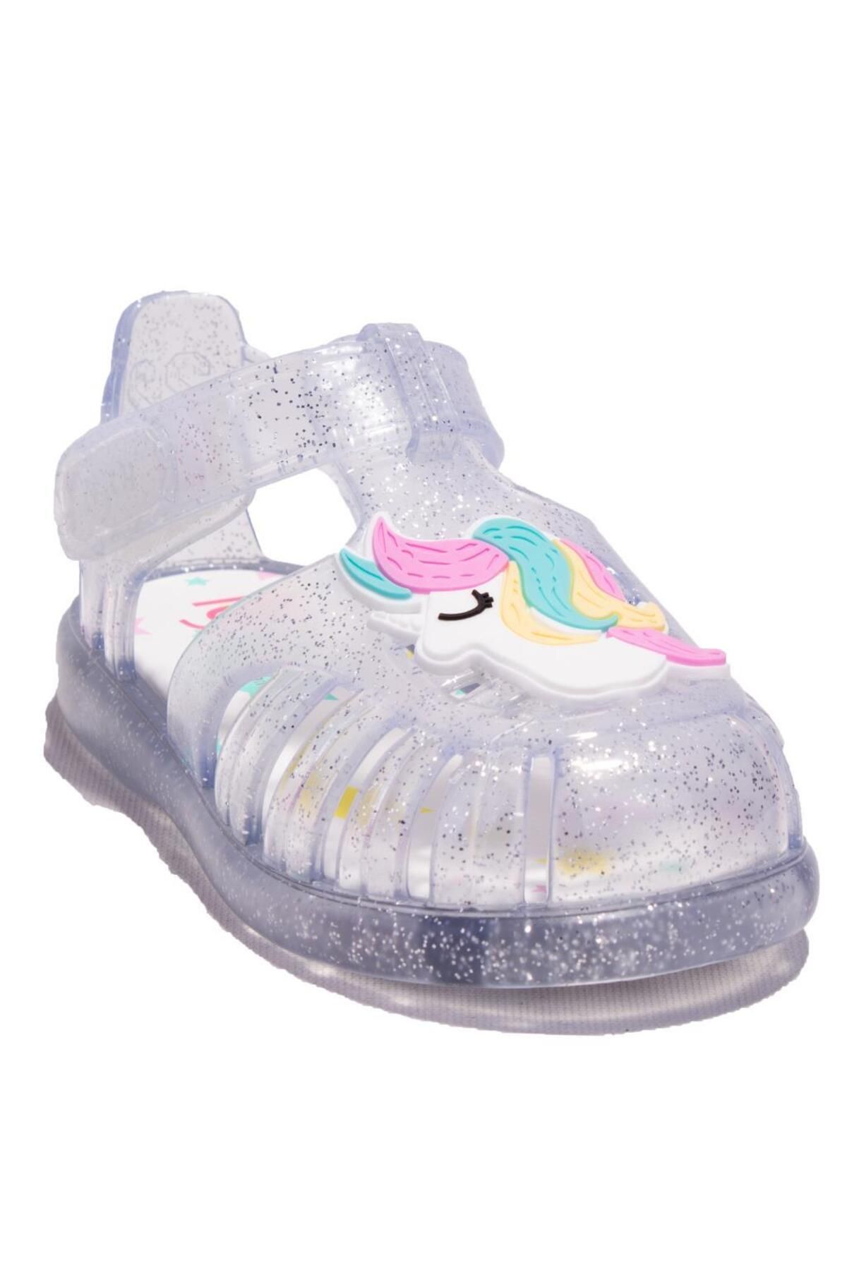 IGOR S10309cc Tobby Gloss Unıcornıo Beyaz Ortopedik Günlük Kız Çocuk Sandalet