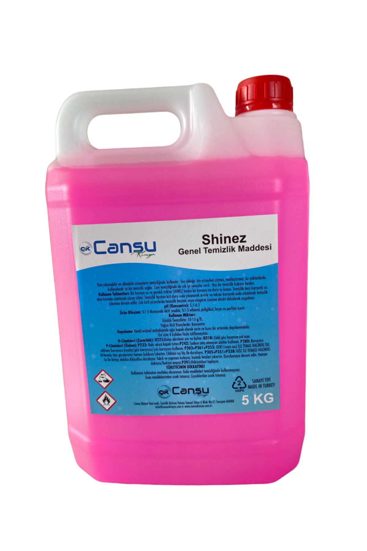 cansu kimya ShineZ Genel Temizlik Maddesi 5 KG