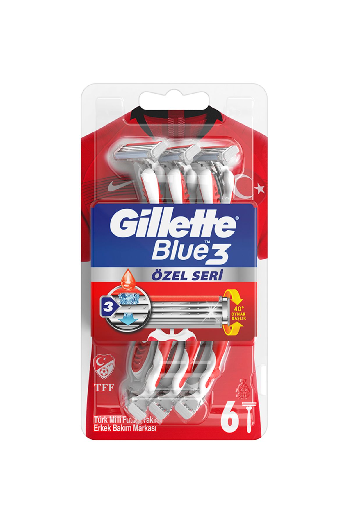 Gillette Blue Iıı 6'Lı Pride