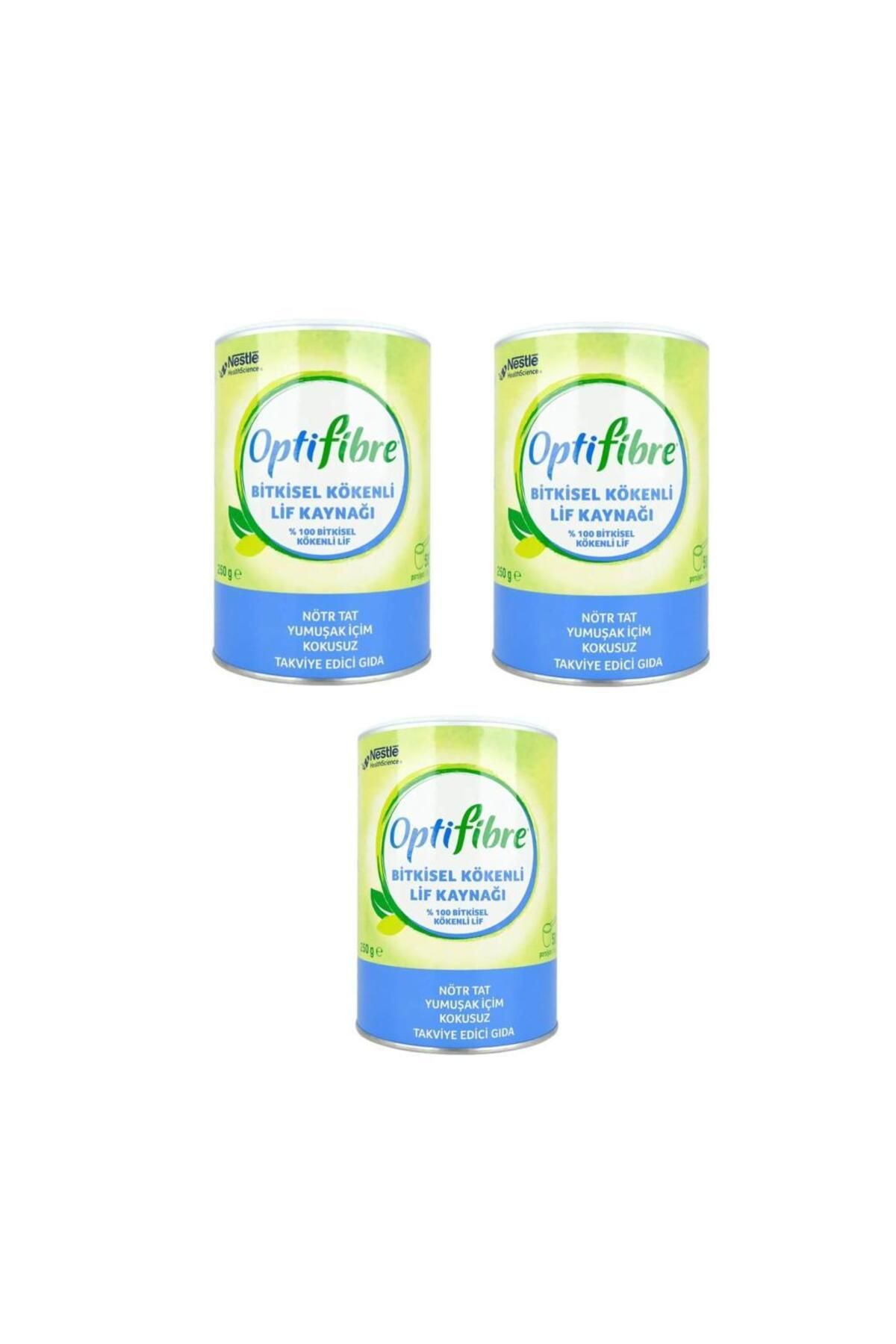Nestle OptiFibre Bitkisel Kökenli Lif Kaynağı Takviye Edici Gıda 250 G-3 ADET