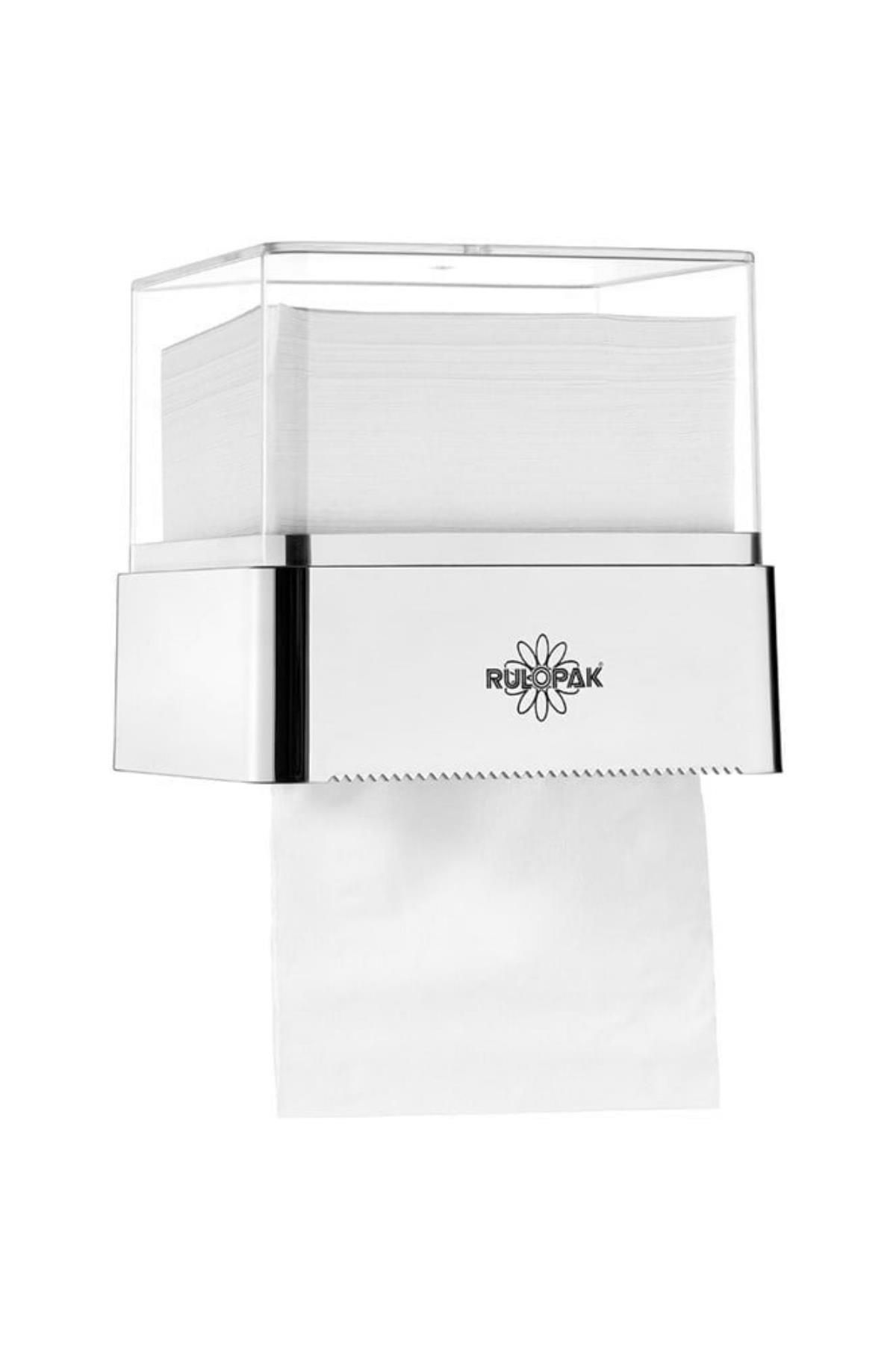 Rulopak Hibrit Tuvalet Kağıdı Dispenseri Beyaz