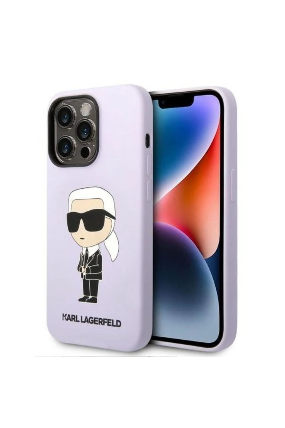 Karl Lagerfeld Apple Iphone 14 Pro Max Karl Baskılı Silikon Lansman Kılıf Klhcp14xsnıkbcu