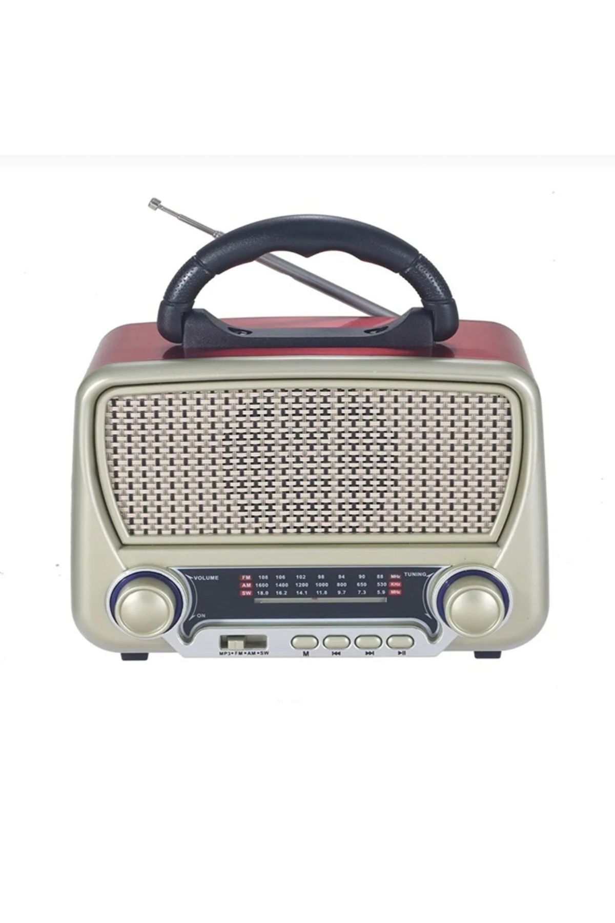Cannavaro ULVİLA CM-303 Bt Nostaljik Radyo Bluetooth + Fener + Usb + Sd Card Mp3 Radyo Çalar