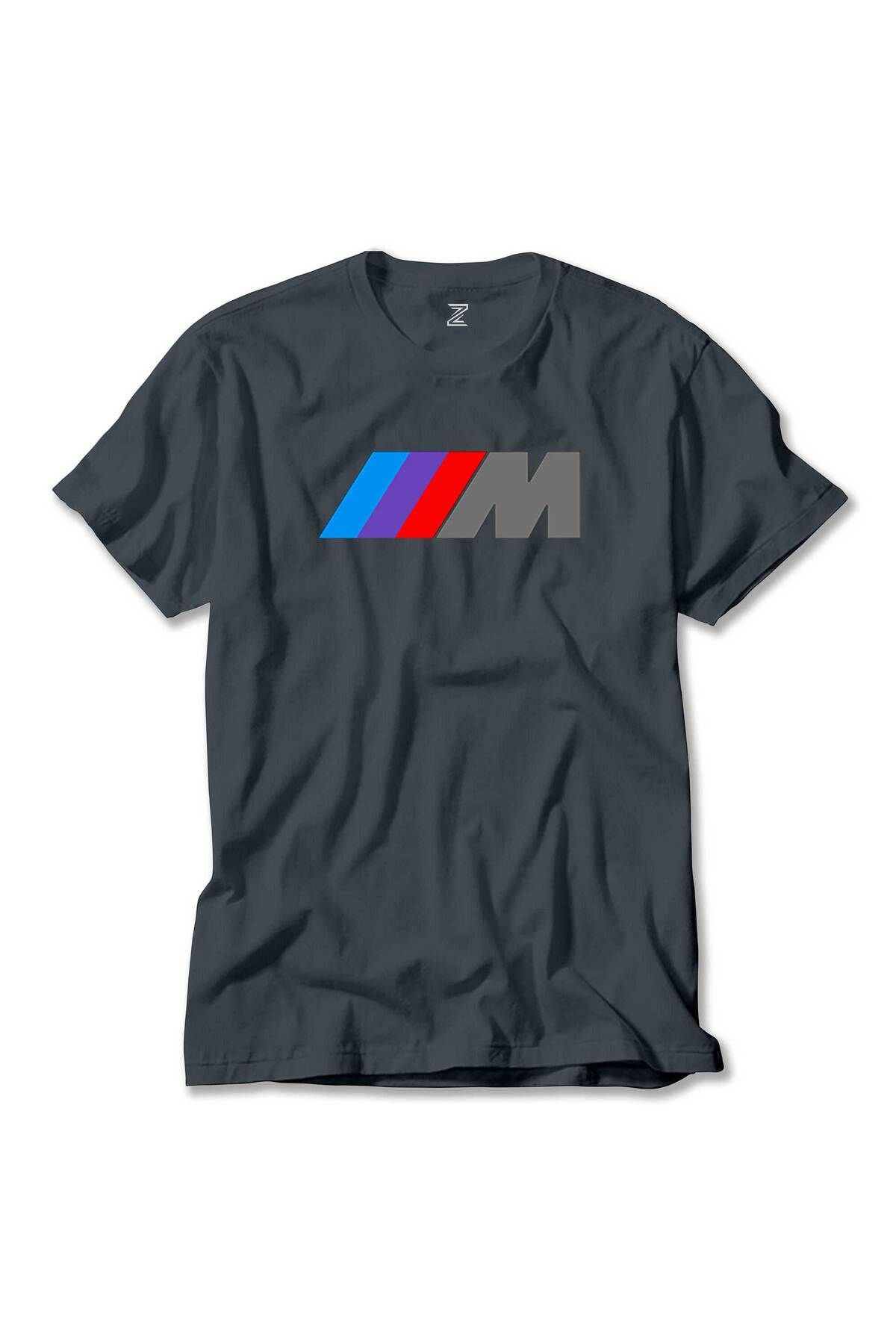 Z zepplin BMW M Power Logo Füme Renk Tişört