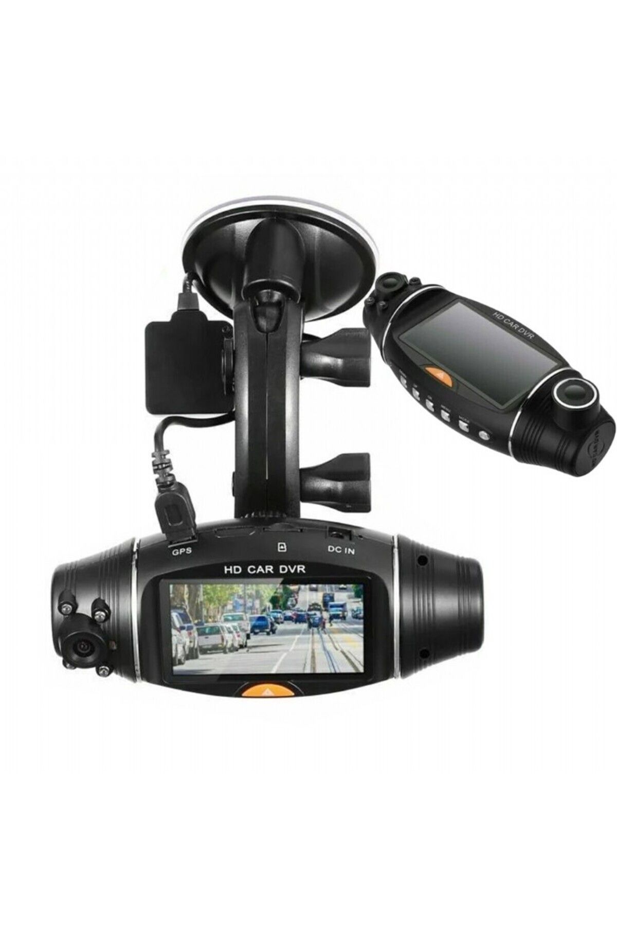 Powermaster PM-18765 GPS Modül 2.7'' TFT Ekran HD Dvr Çift Araç Kamera uyumlu