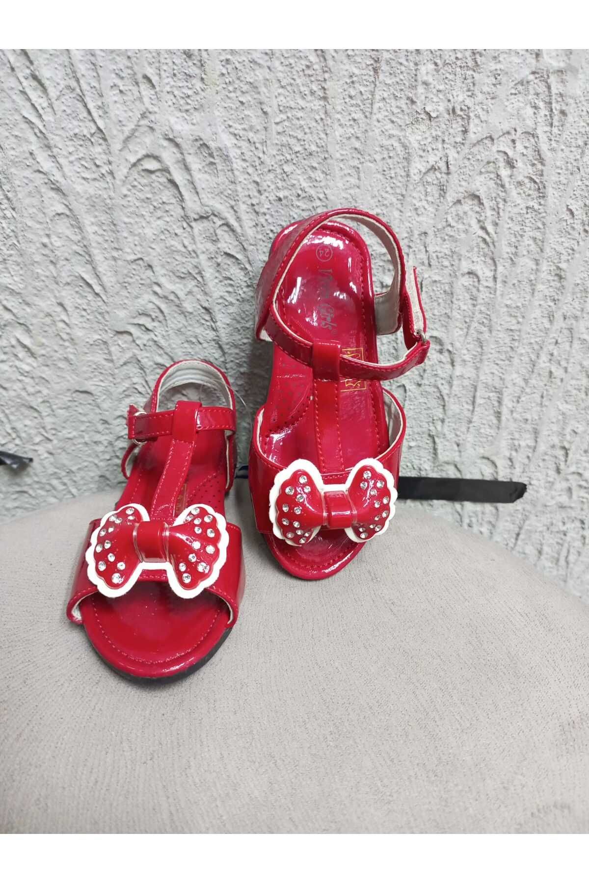 Vicco Kız Çocuğu Kırmızı Sandalet