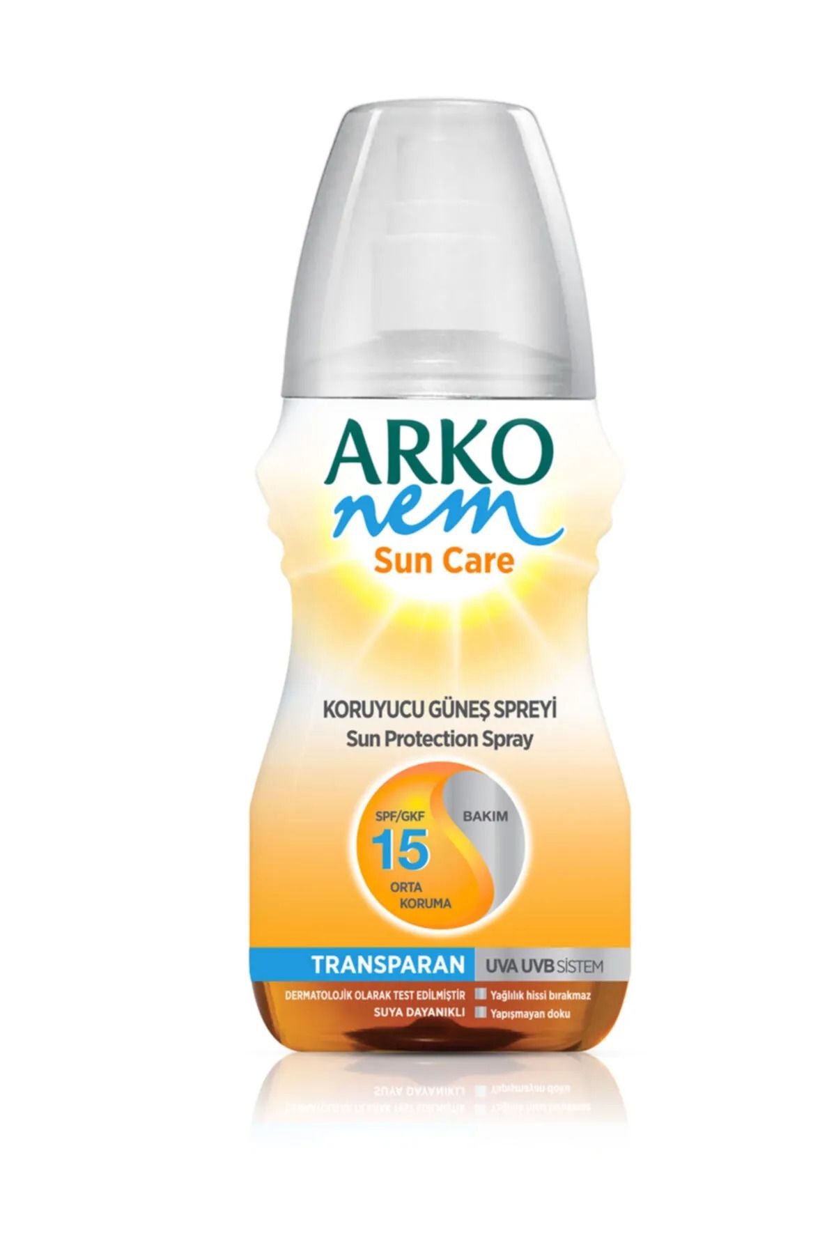 Arko Nem Nem Güneş Bakım Transparan Sprey Spf 15 150 ml