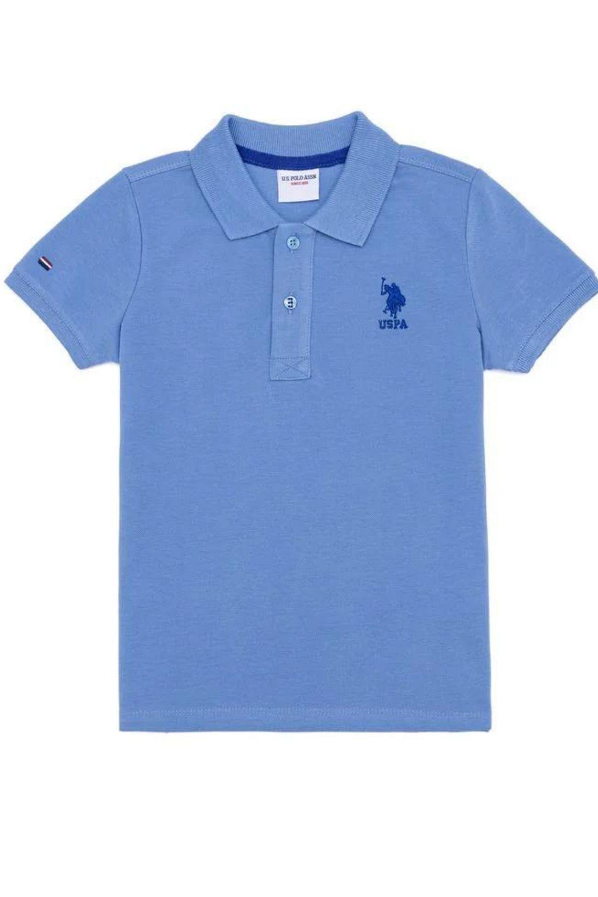 U.S. Polo Assn. Erkek Çocuk Koyu Mavi Polo Yaka Tişört