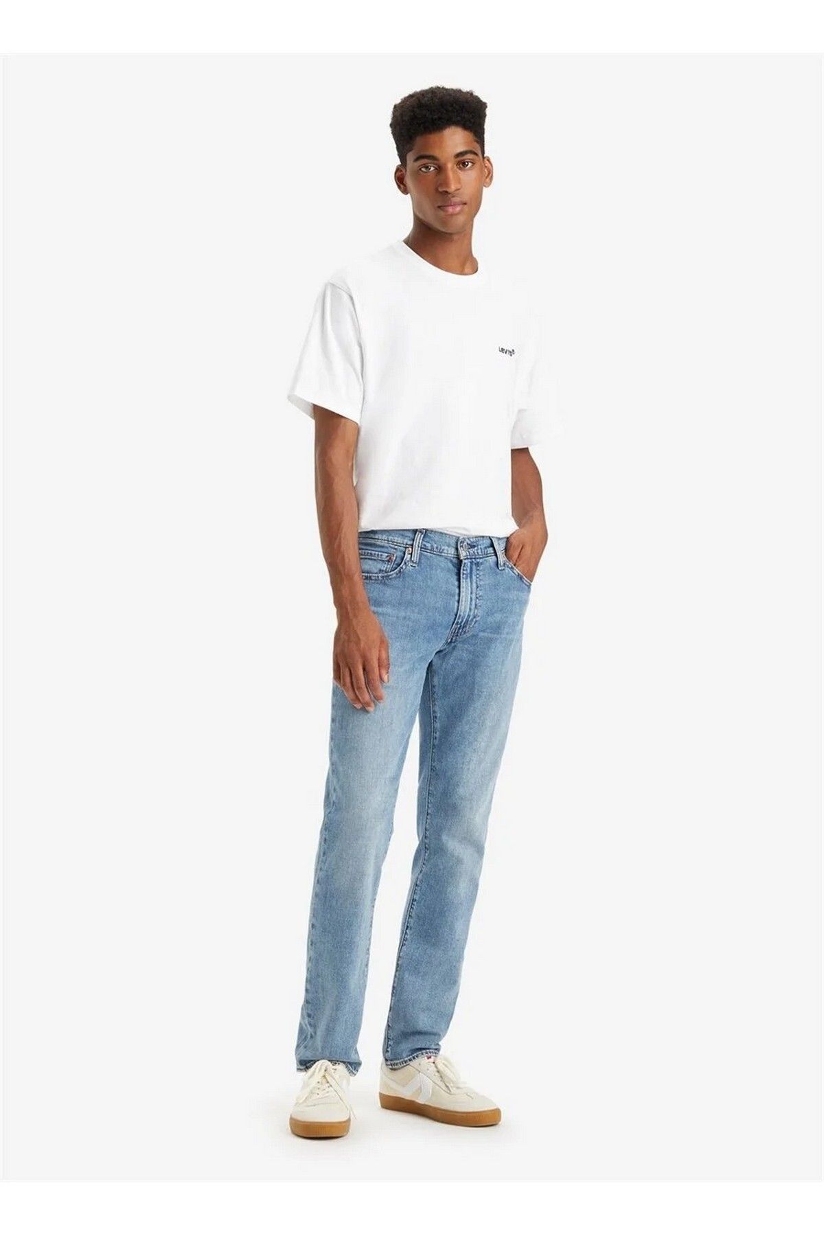 Levi's Levis Slim Fit Dar Paça Açık Mavi Erkek 511 Orginal Kot Pantolon A2081-0031