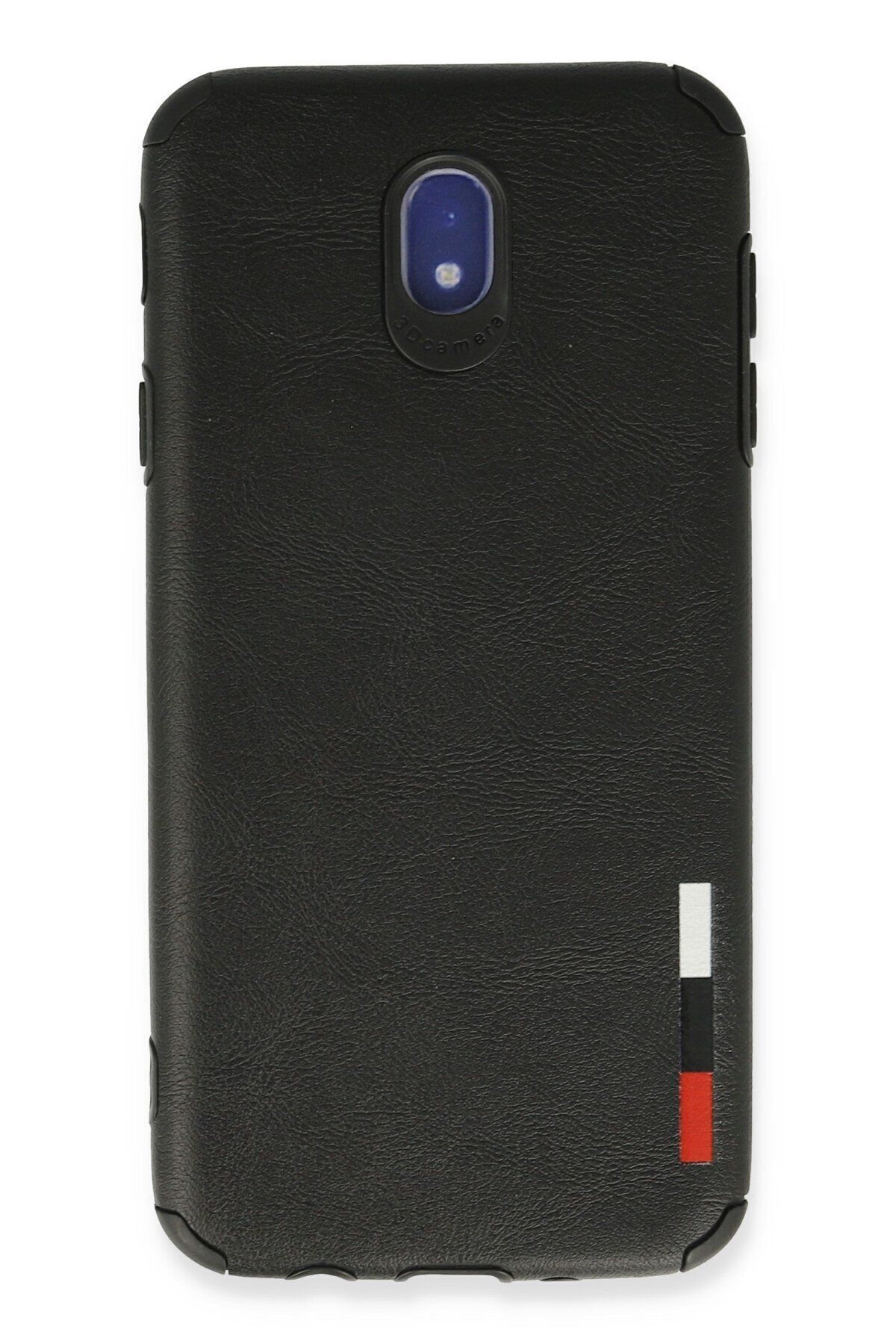 cepmoda Samsung Galaxy J7 PRO / J730 Telefon Kılıfı - Darbe Korumalı ANTİ-ŞOK Deri Kapak - Siyah
