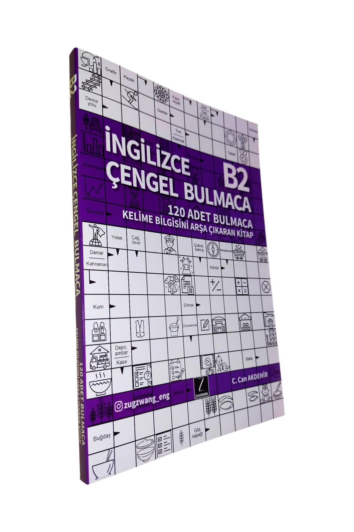 ZUGZWANG İngilizce Çengel Bulmaca B2 - İngilizce Kelime Öğreten Bulmaca Kitabı