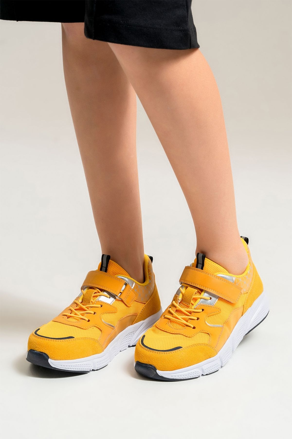 mnpc Unisex Çocuk Sarı Günlük Spor Ayakkabı