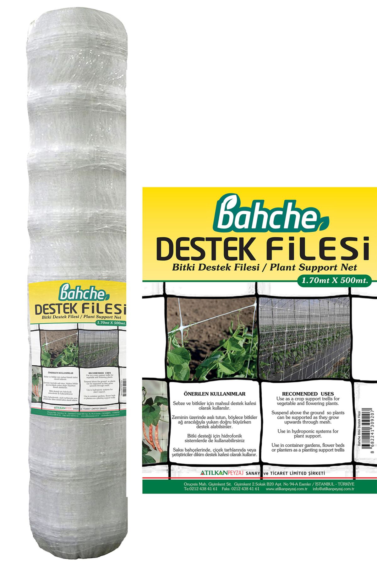 Bahche BİTKİ DESTEK FİLESİ 1.70 MT X 500 MT