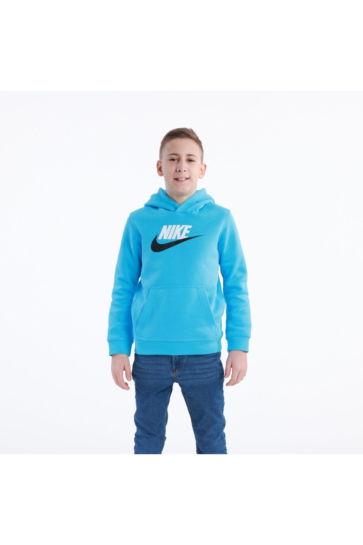 Nike Sportswear Club Fleece Mavi Çocuk Sweatshirt
