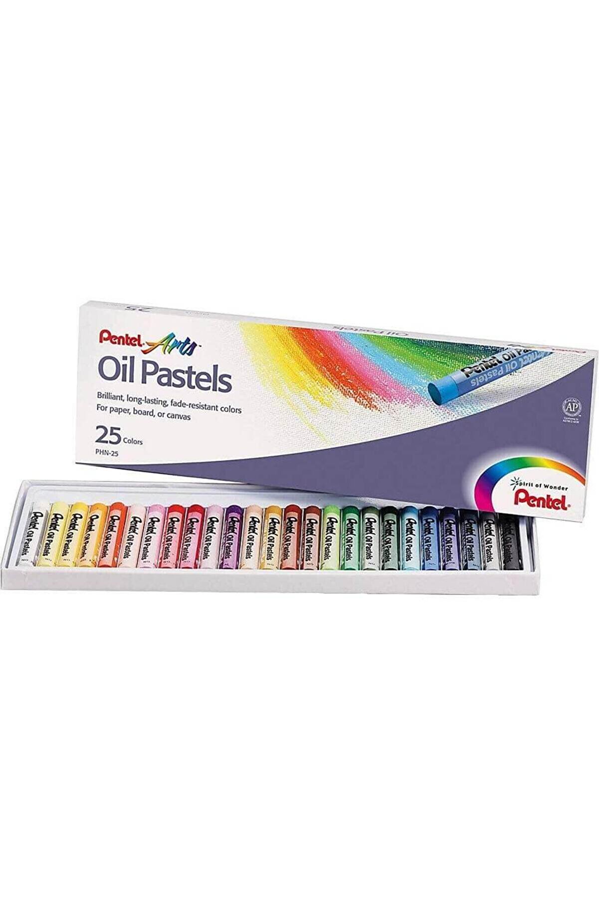 Pentel Arts Yağlı Pastel Boya - 25 Renk / Yphn25