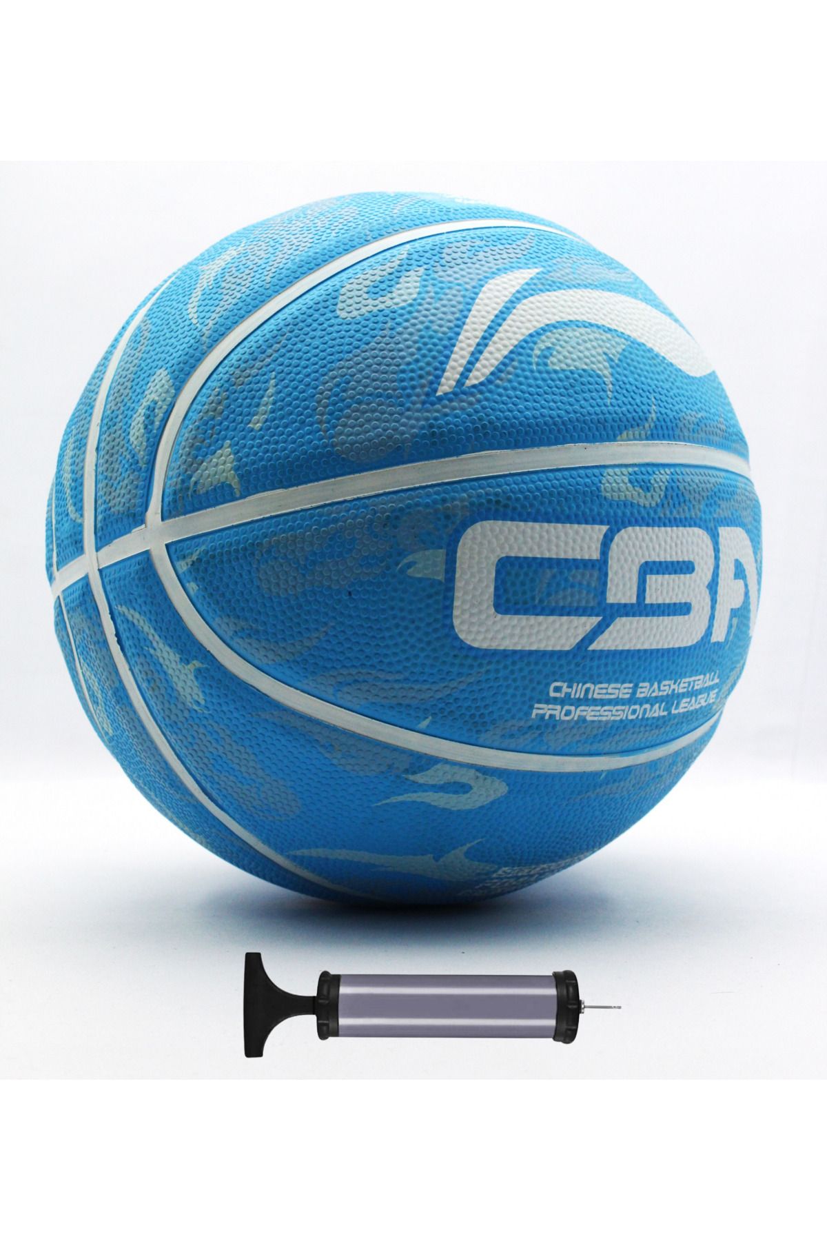 MEDITERIAN Pompa dahildir Basketbol Topu Linik Model Profesyonel Kalite Pompa Hediyeli 7 Numara Mavi