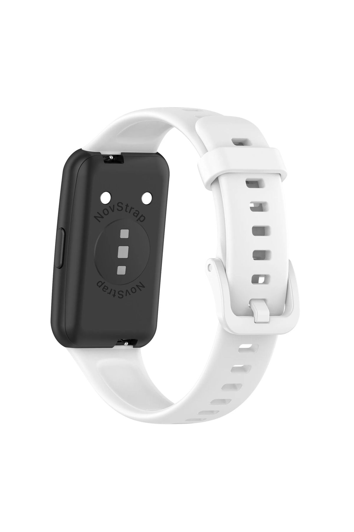 NovStrap Huawei Band 7 Ile Uyumlu Kordon Tam Uyumlu Pimli Liquid Silikon Kordon Kayış