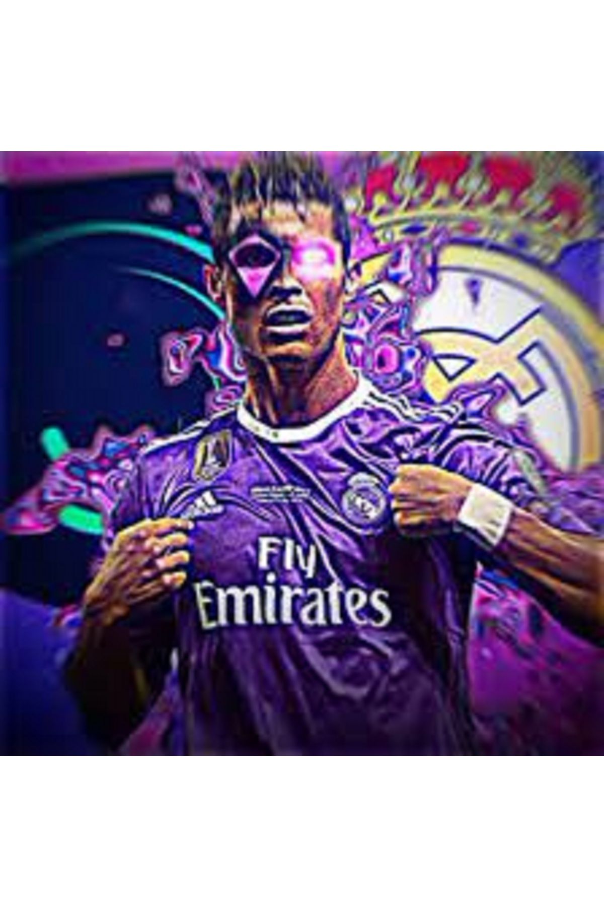 fireball Real Madrid 16-17 Şampiyonlar Ligi Finali Cristiano Ronaldo Mor Uzun Kollu Forma