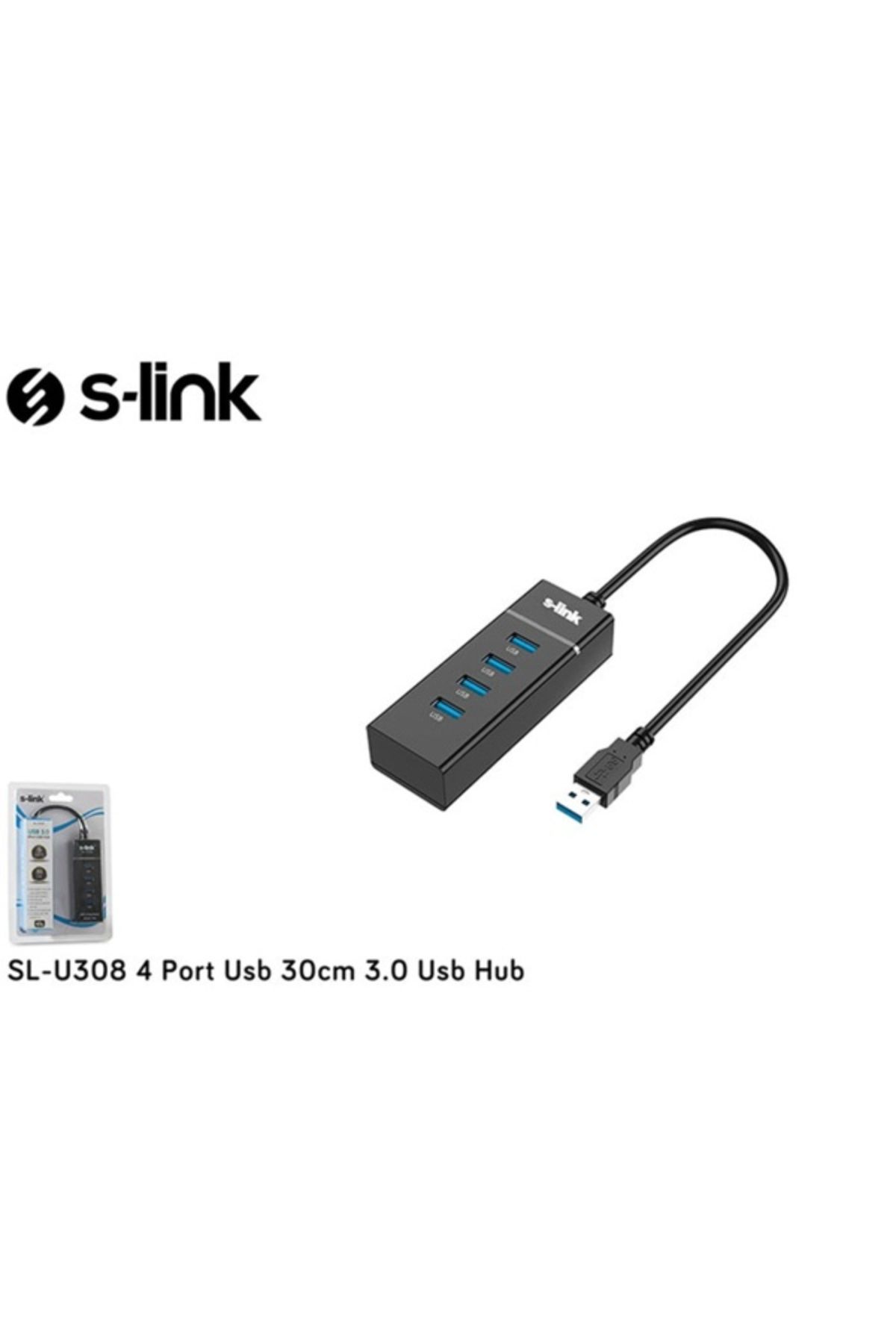 S-Link SL-U308 4 Port Usb 3.0 Usb Hub