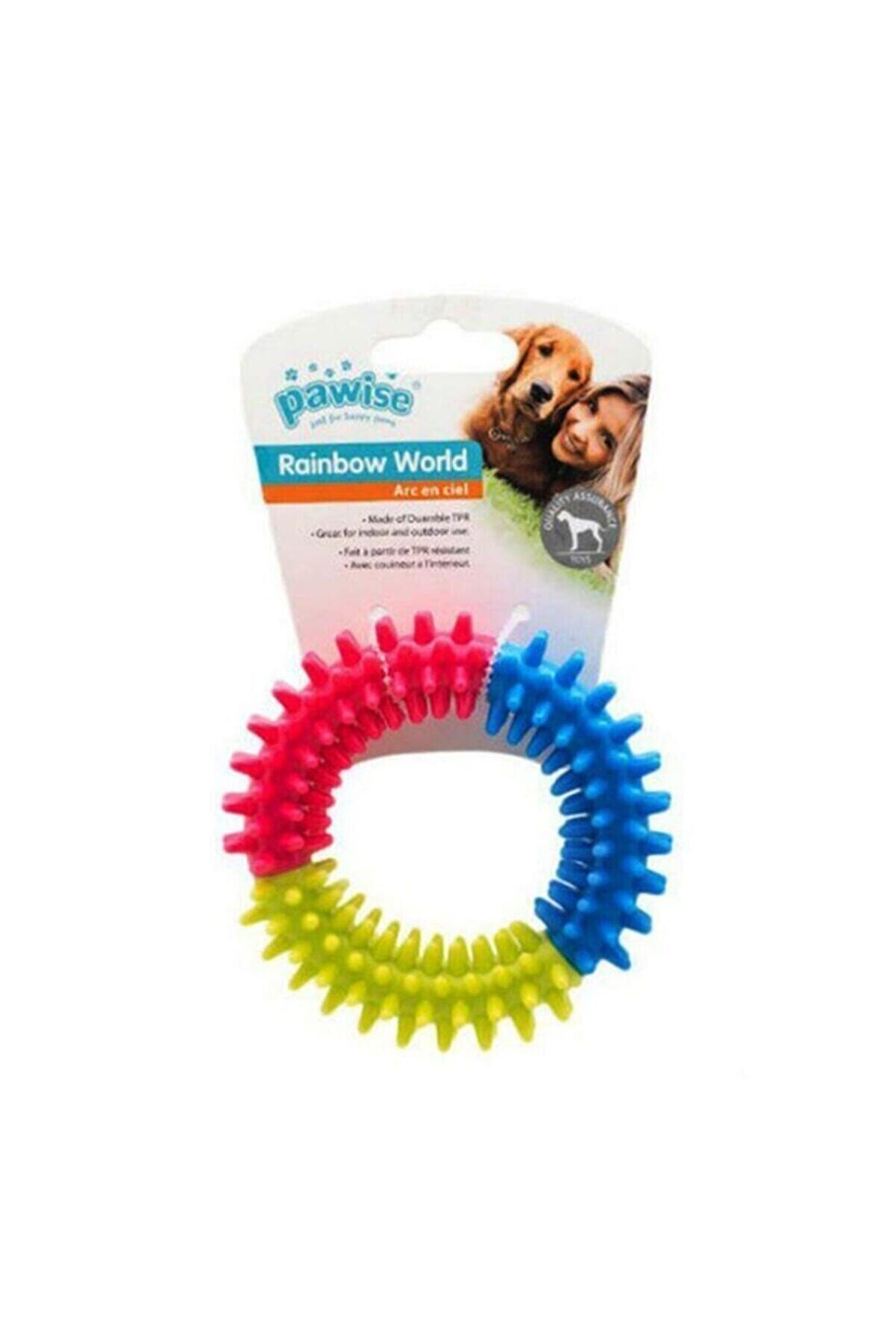 Pawise Rainbow Köpekler İçin Diş Kaşıma Oyuncağı Small