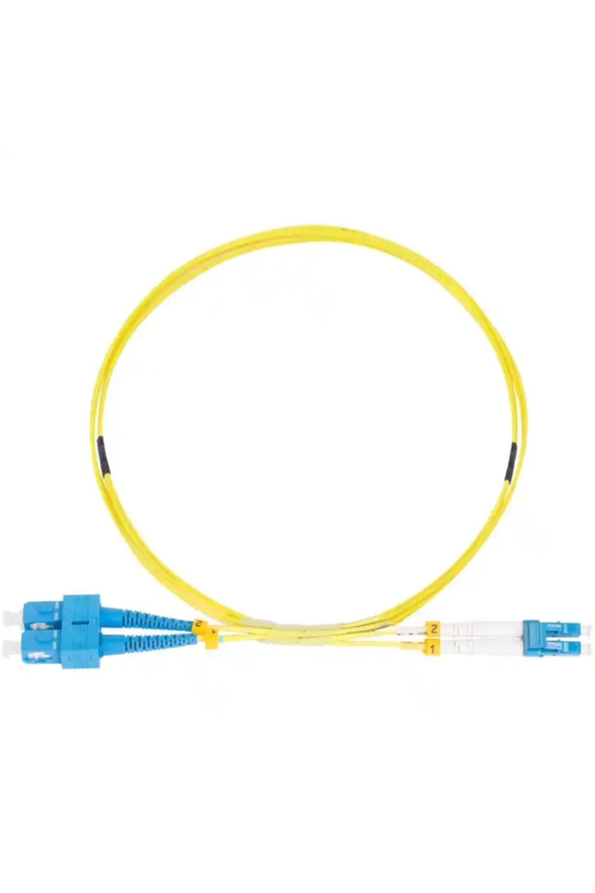 Cable Sc-lc Sm Dx Patchcord 2.0mm Lszh G652d(1016)yellow L1m