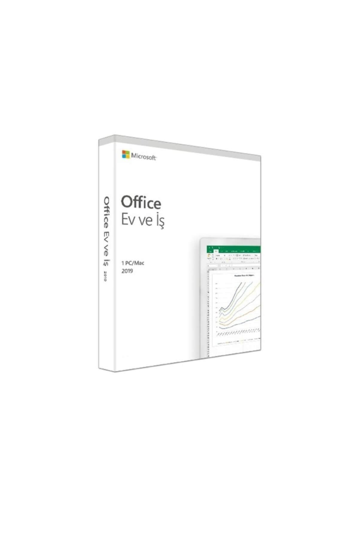 Microsoft Office 2019 Ev Ve Iş 32/64 Bit Türkçe Kutu T5d-03258