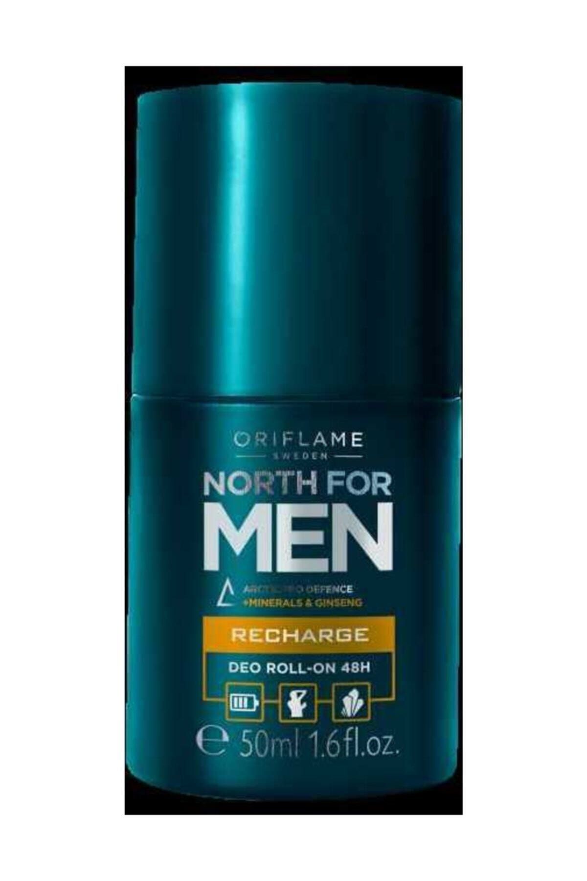 Oriflame Erkekler Için North For Men Recharge 48 Saat Etkili Roll-on Deodorant - 50 Ml