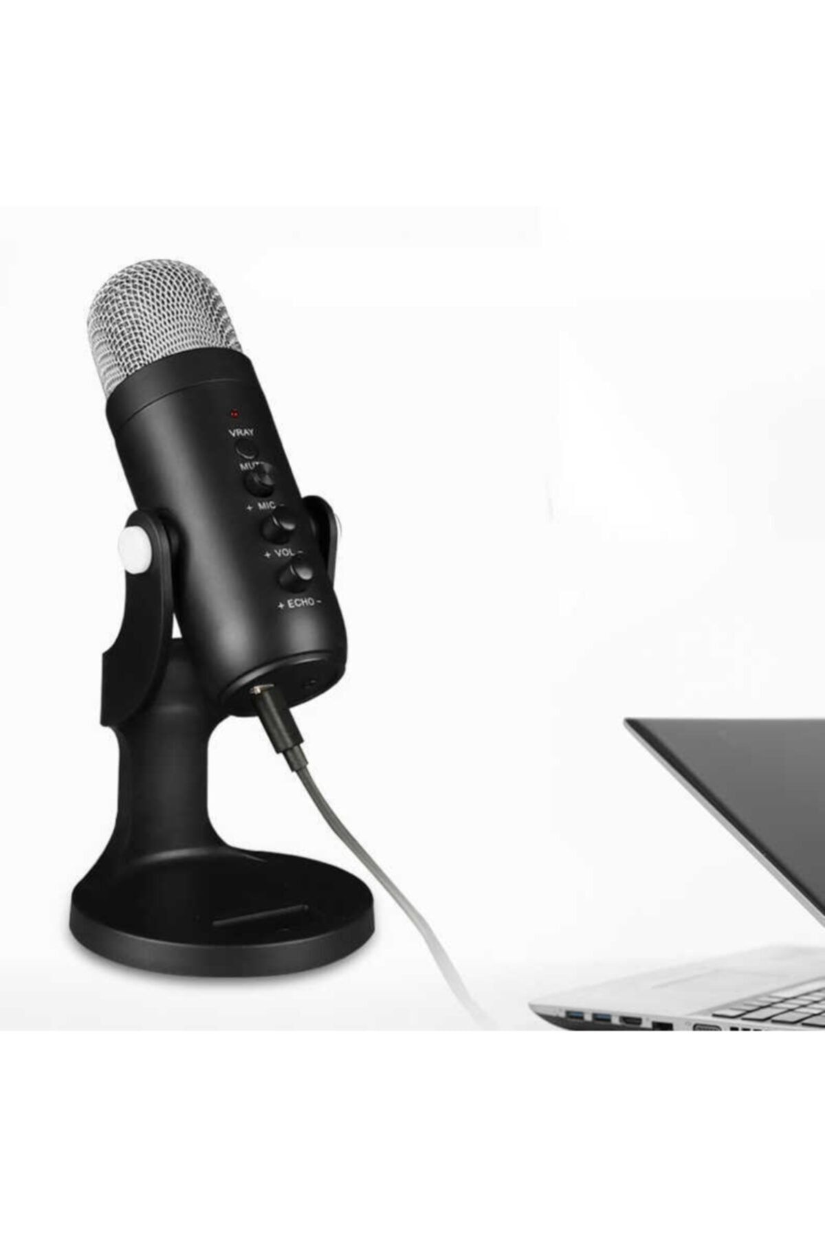UnDePlus Profesyonel Stüdyo Mikrofon Masaüstü Canlı Yayın Mikrofonu M1