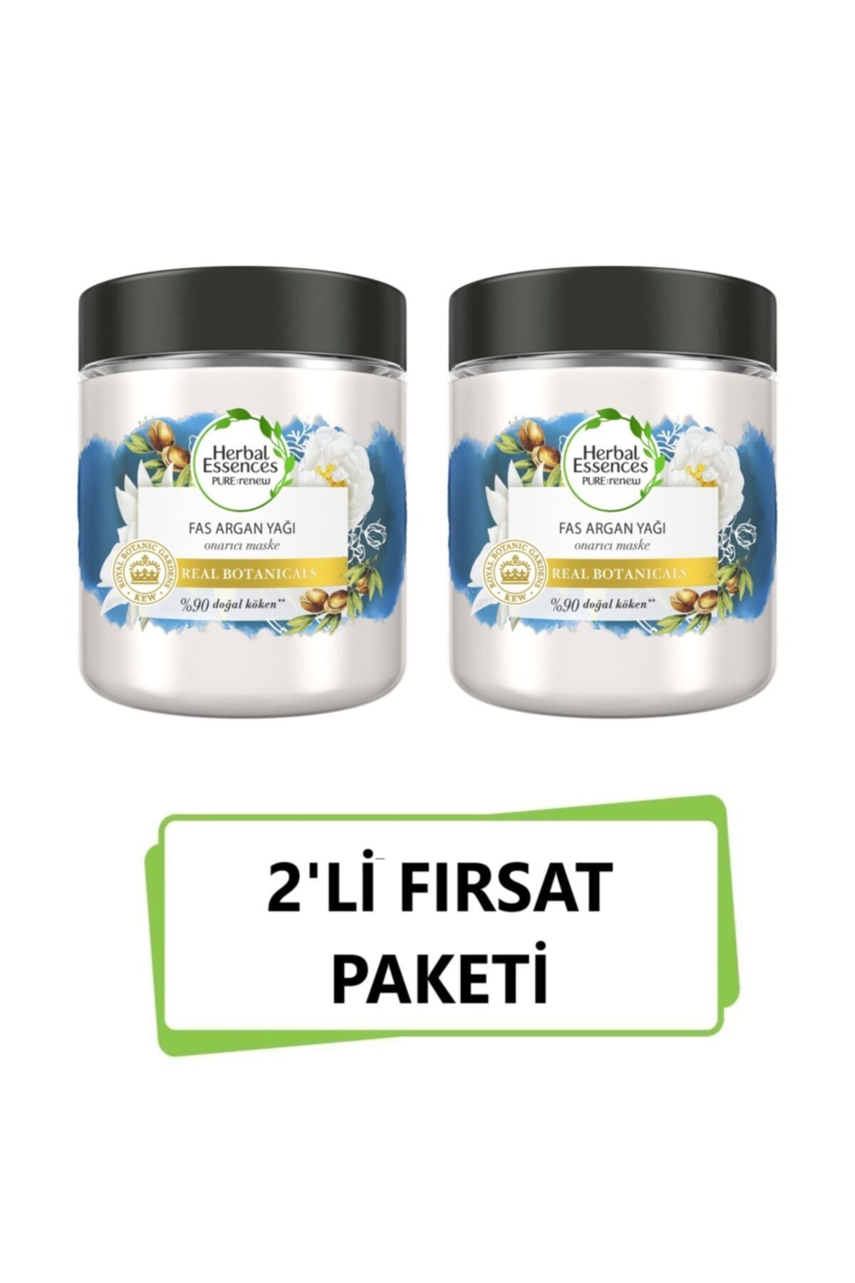 Herbal Essences 2'li Fırsat Paketi Fas Argan Yağı Onarıcı Maske 250ml