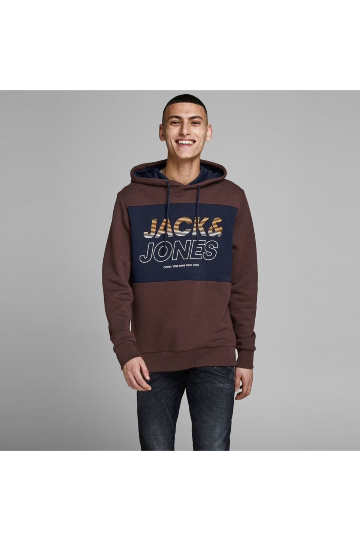 Jack & Jones Jonah Erkek Kahverengi Sweatshirt 12156247-f