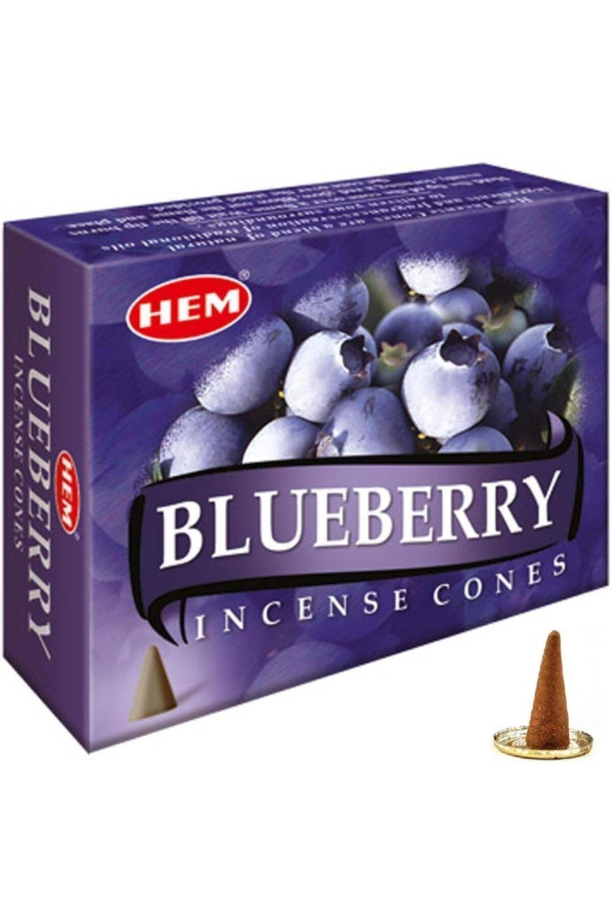 iyibifikir Konik Tütsü Blueberry(YABAN MERSİNİ)aromalı Konik Tütsü (GERİ AKIŞLI DEĞİLDİR)