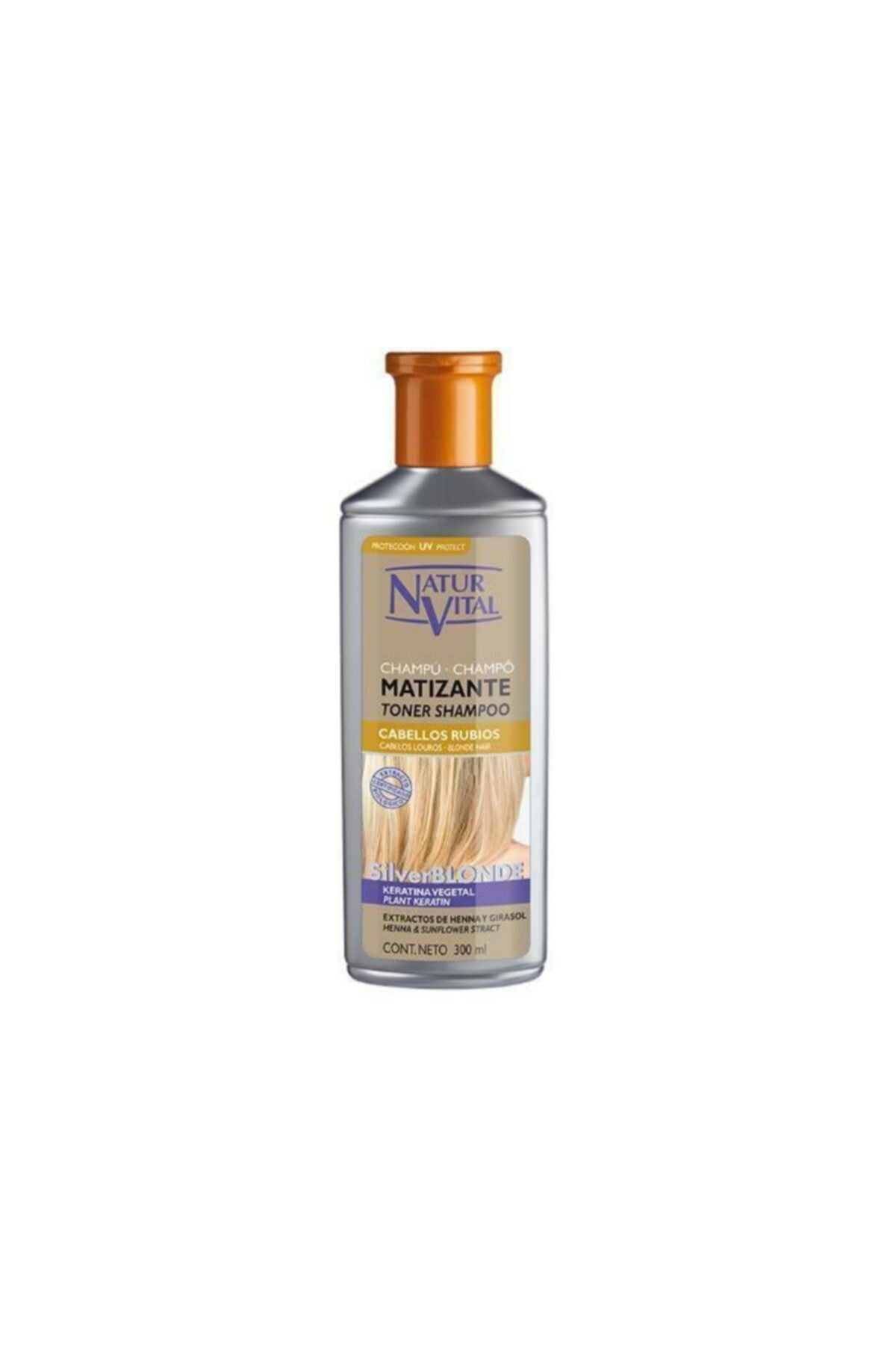 Natur Vital Silver Blonde Turunculaşma Karşıtı Mor Şampuan 300ml Doğal Cila