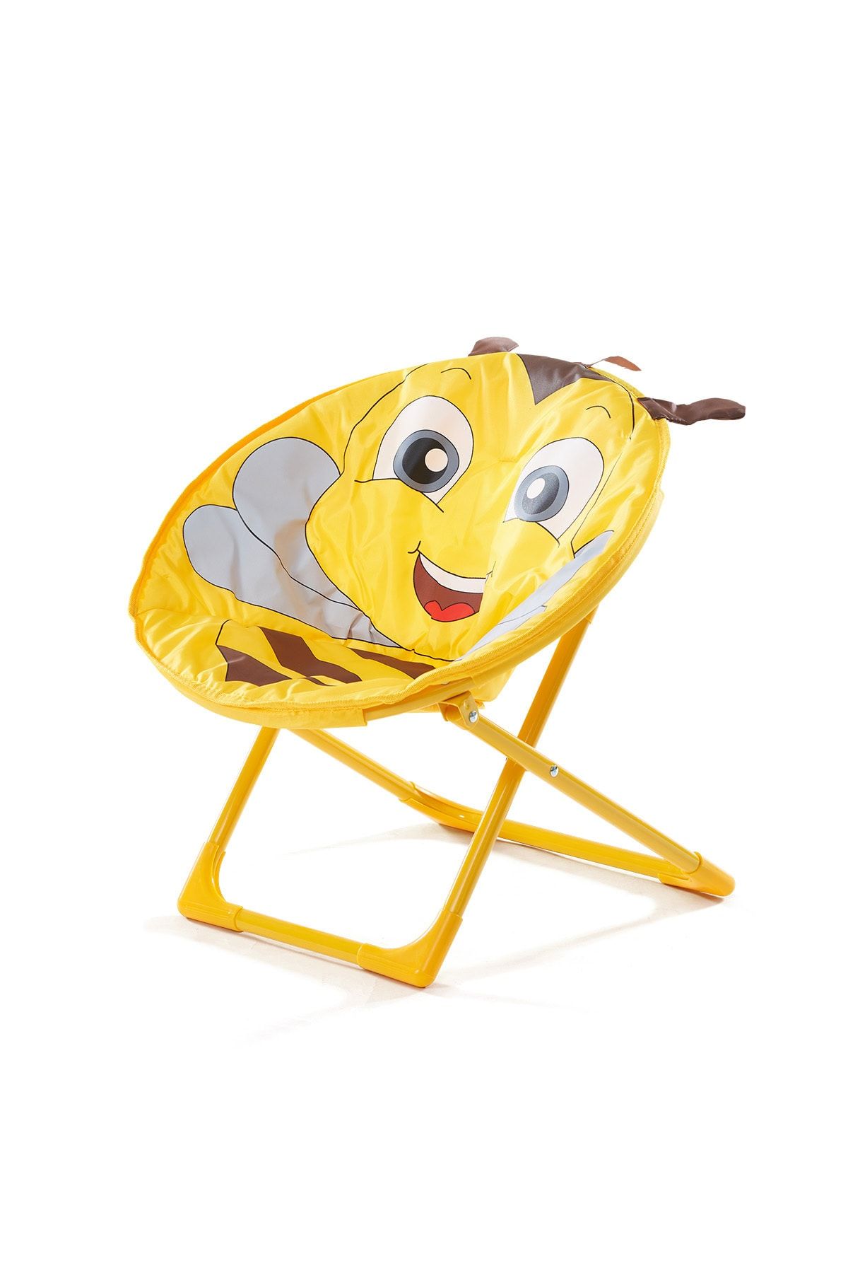 Beach Queen Sarı Çocuk Plaj Kamp Sandalyesi