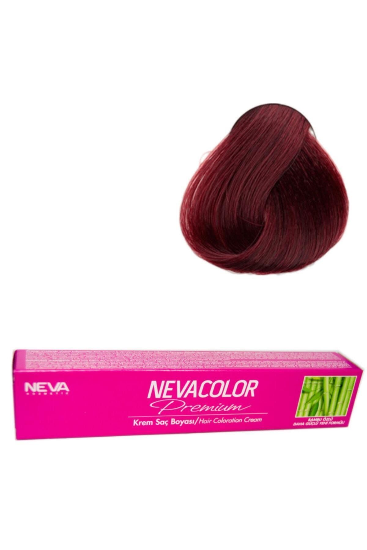 Neva Color Saç Boyası 4,65 Akaju Kızıl Kestane