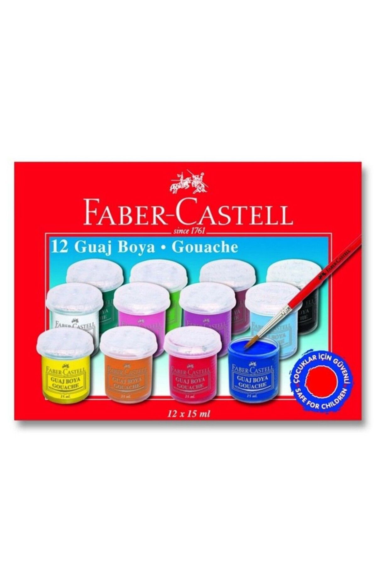 Faber Castell 12'li Guaj Boya