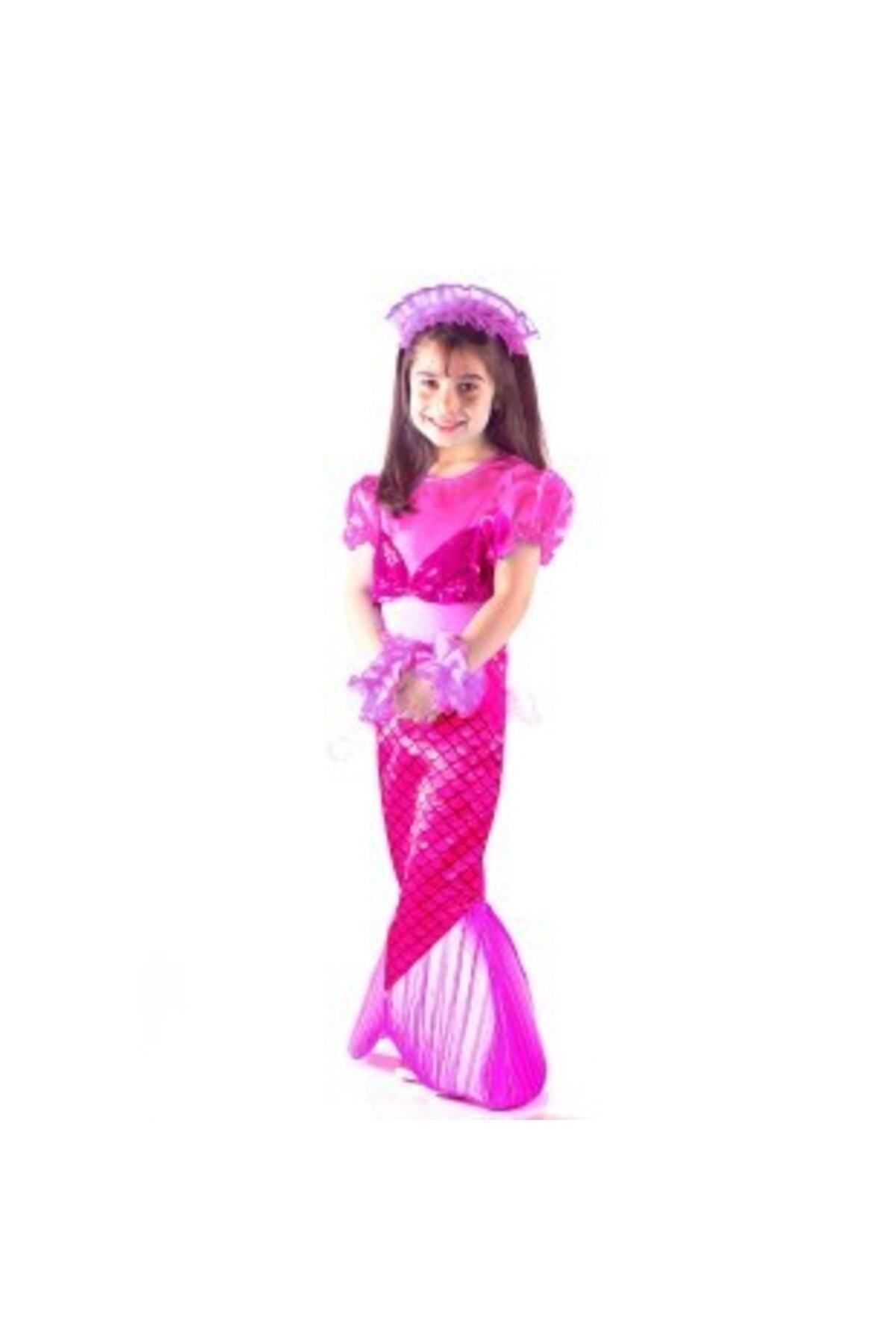 Liyavera Kız Çocuk Deniz Kızı Kostümü Kız Çocuk Deniz Kızı Kıyafeti