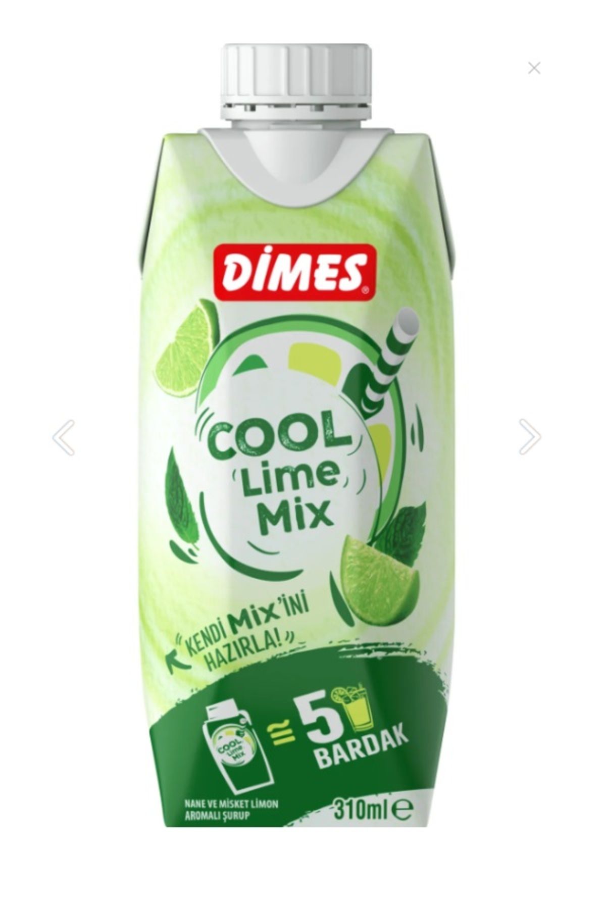 Dimes Cool Lime Mix 310 ml X 12 Adet
