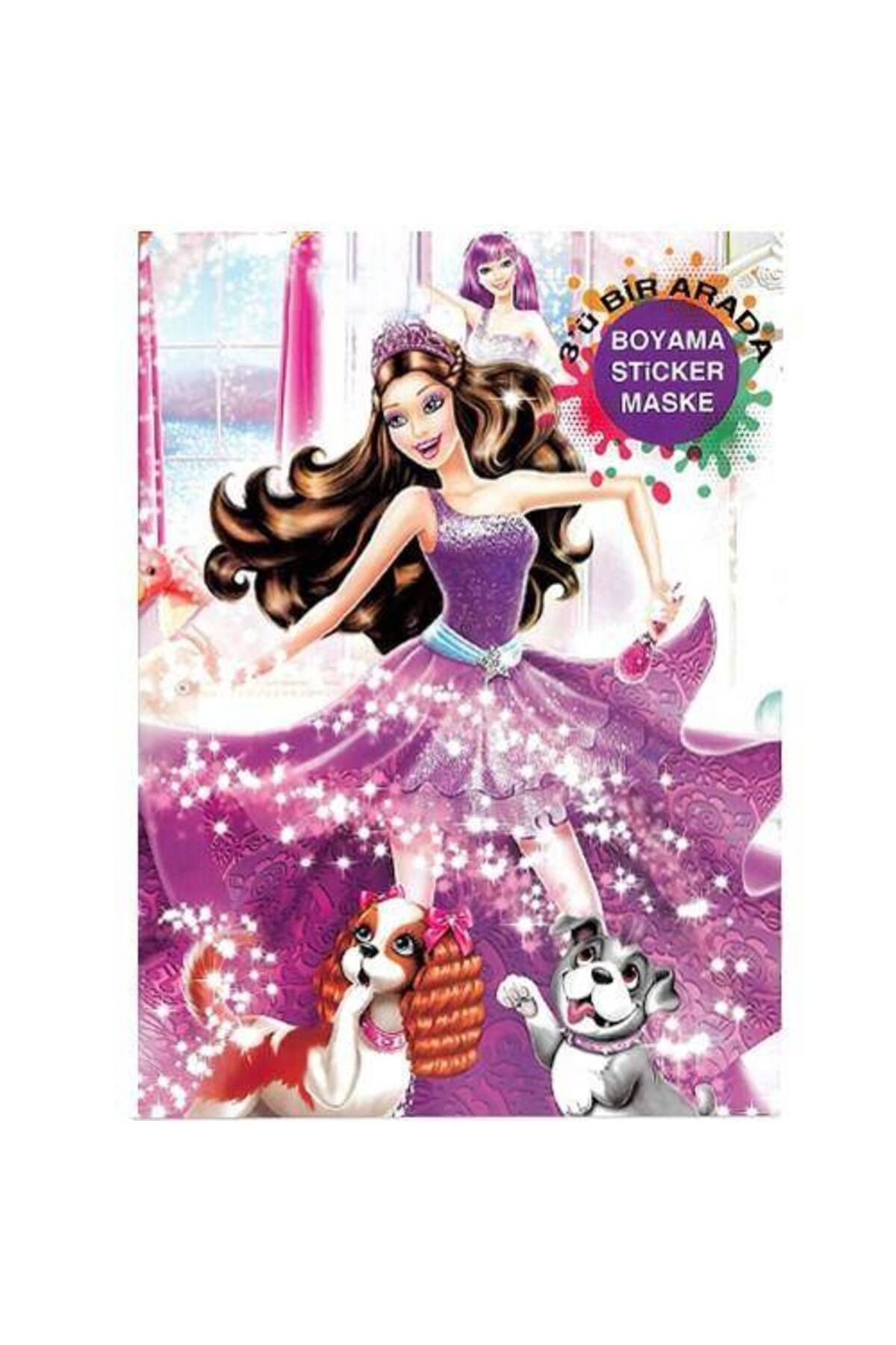 Parti Dükkanım Barbie Boyama Kitabı Stickerlı (16 Sayfa)