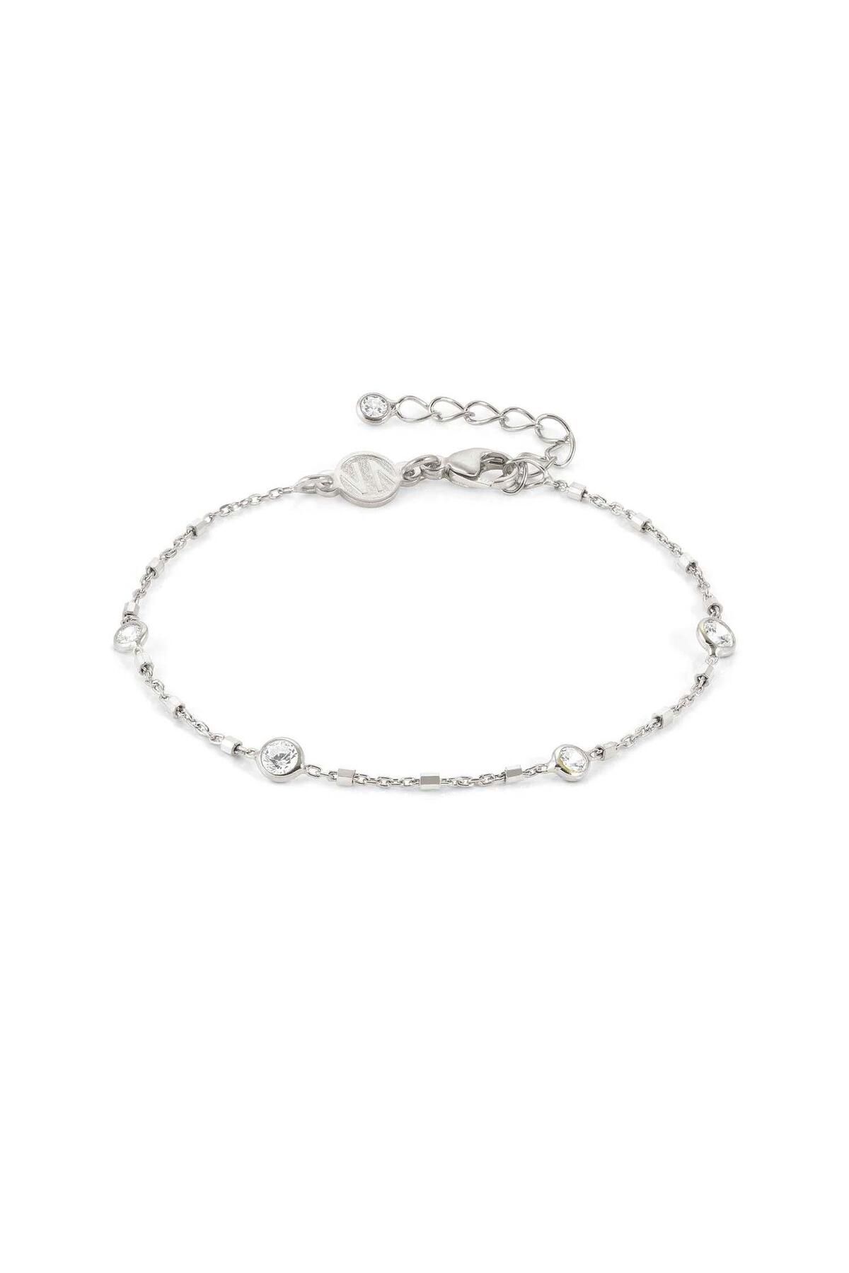 NOMİNATİON Bella Bracelet Ed, Detaıls In 925 Silver And Cz (034_mixed Chain)