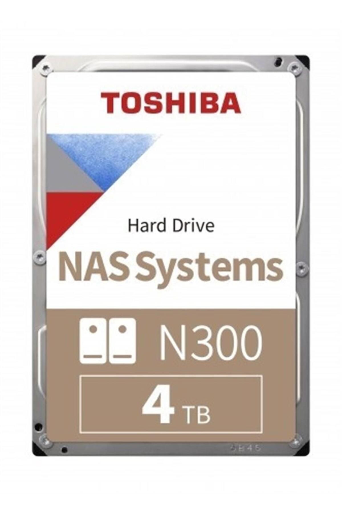 Toshiba N300 4tb 7200rpm Sata3 128mb 7/24 1-8 Yuvalı Nas Için