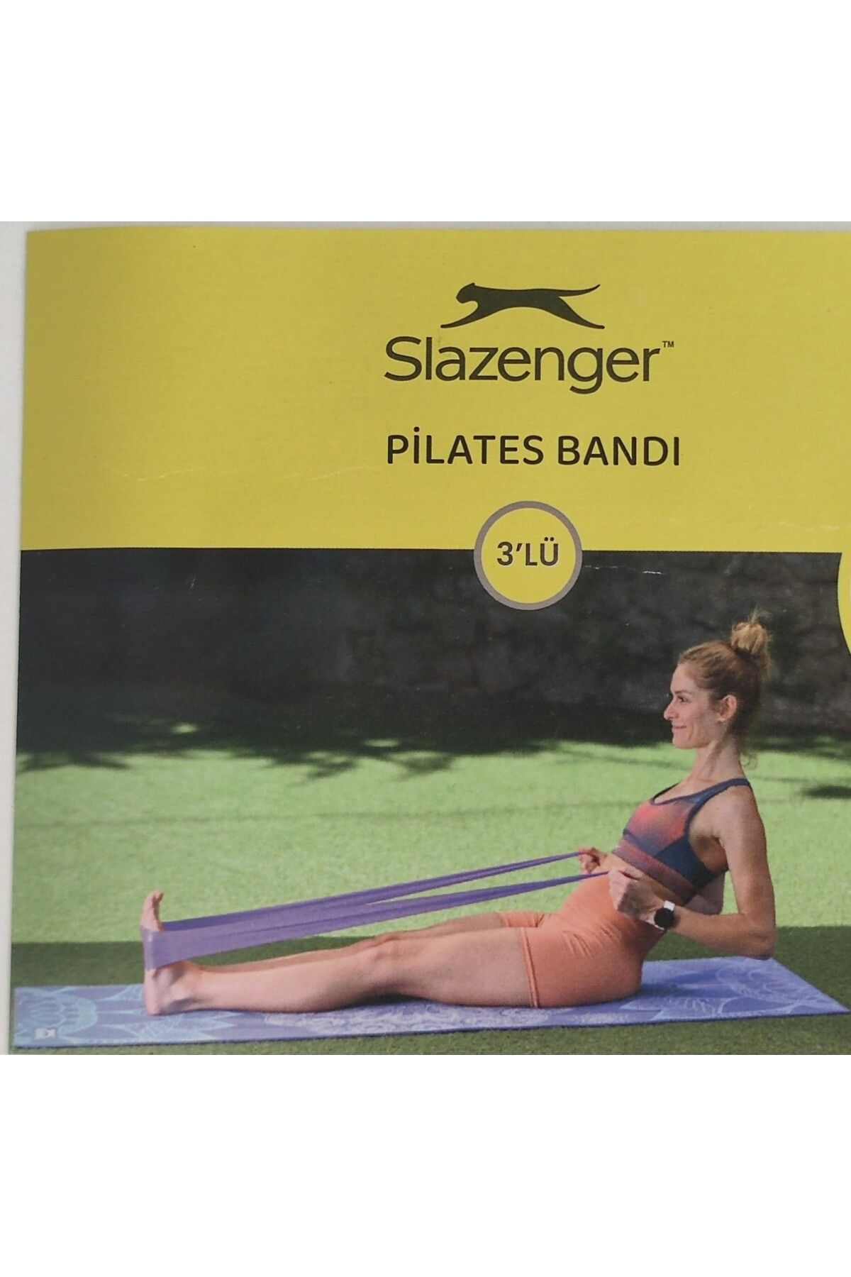Slazenger Pilates Bandı Seti 3'lü Ucu Açık (KUTULU)