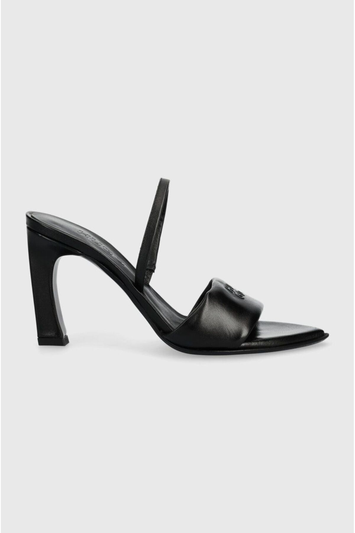 BOSS Kadın Yüksek Topuklu Rahat Logolu Siyah Klasik Topuklu Ayakkabı 50517448-001