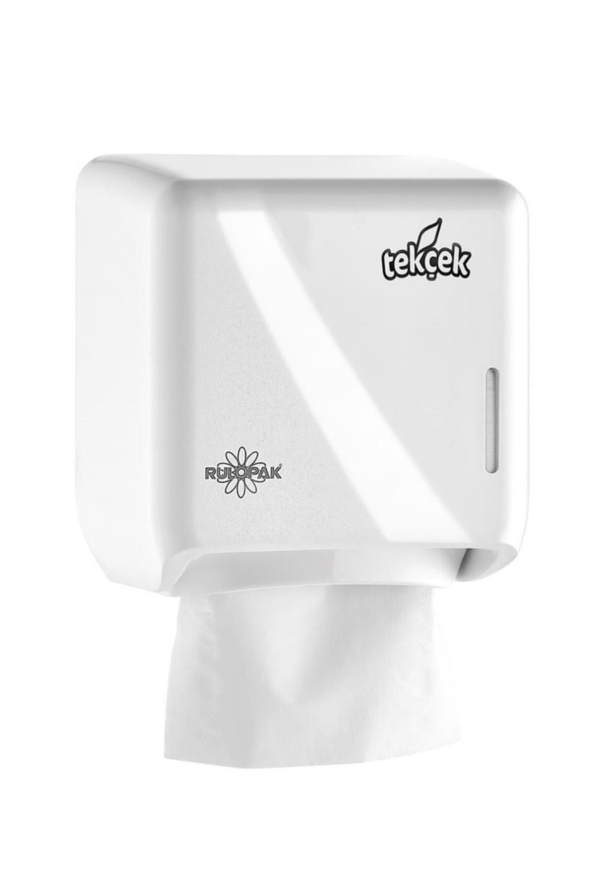 Rulopak Tekçek Mini Tuvalet Kağıdı Dispenseri Beyaz
