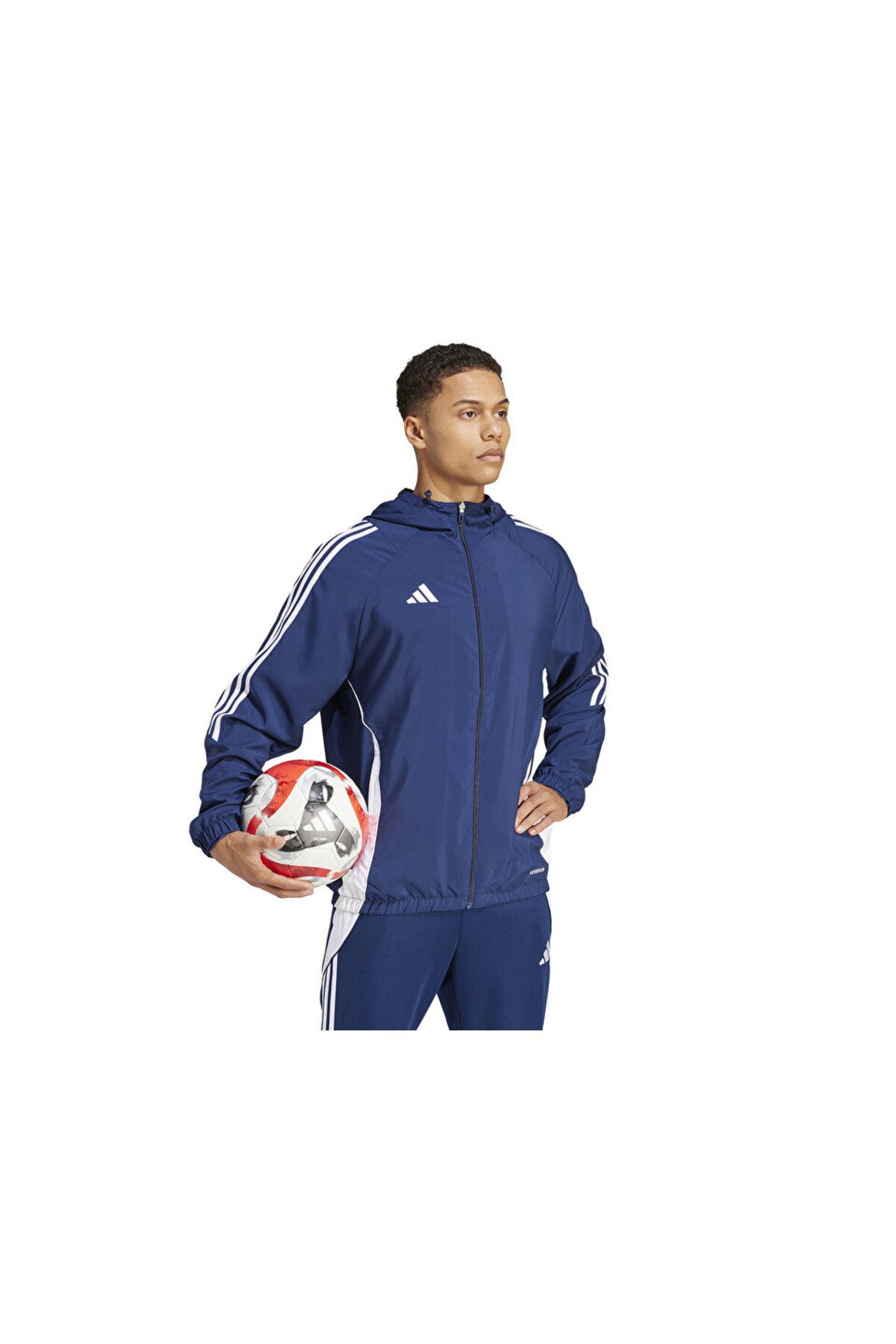 adidas Tiro24 Wb Erkek Futbol Rüzgarlık IM8812 Mavi