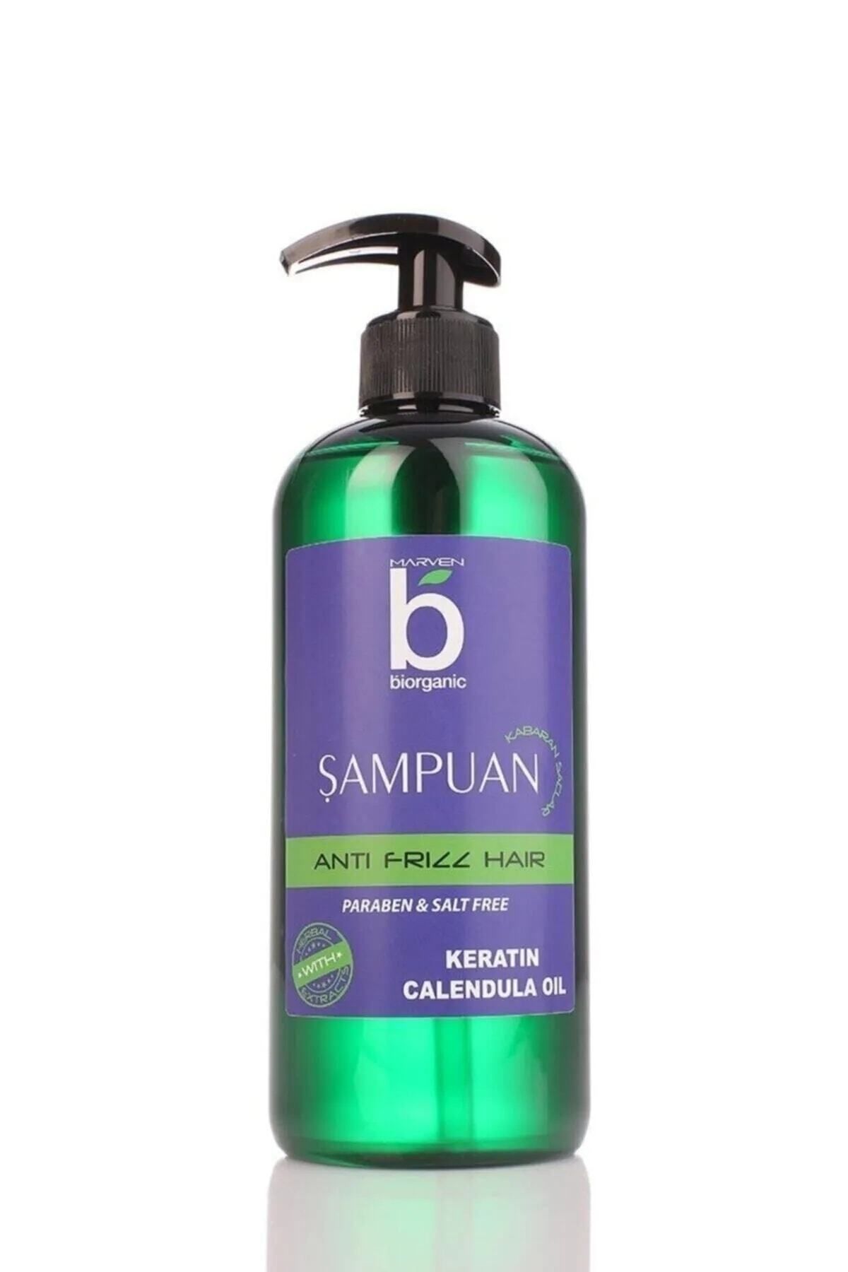 Biorganic Antı-frızz Haır Kabaran%Elektiriklenen Saçalar İçin (tuzsuz)Hafifi Şampuan 500ml-GEMZC36-8